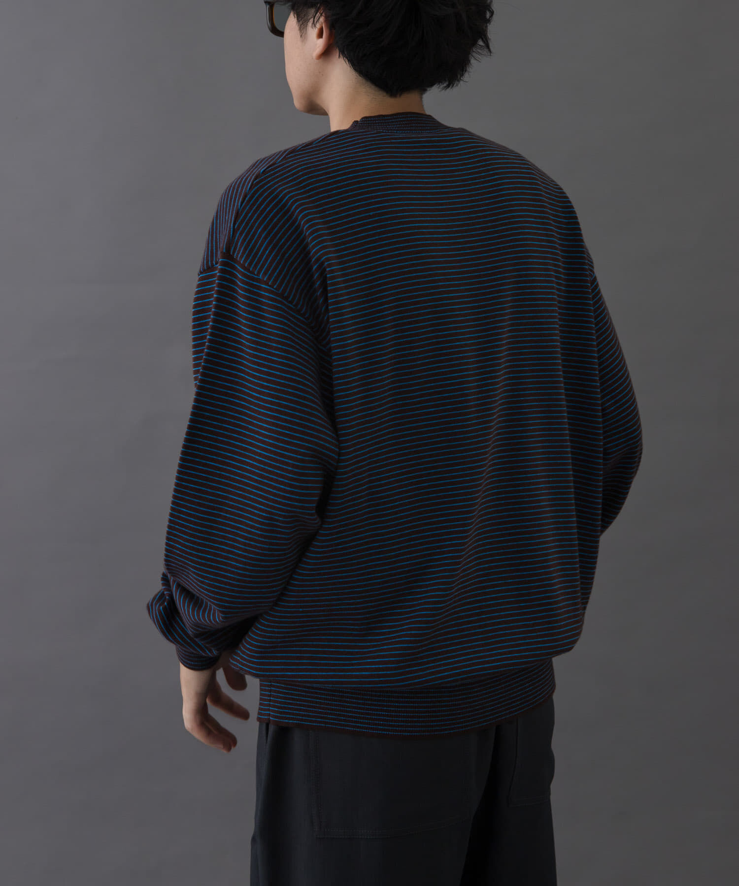 URBAN RESEARCH DOORS「FORK&SPOON　ボーダークルーネックニット」|ニット・セーター|