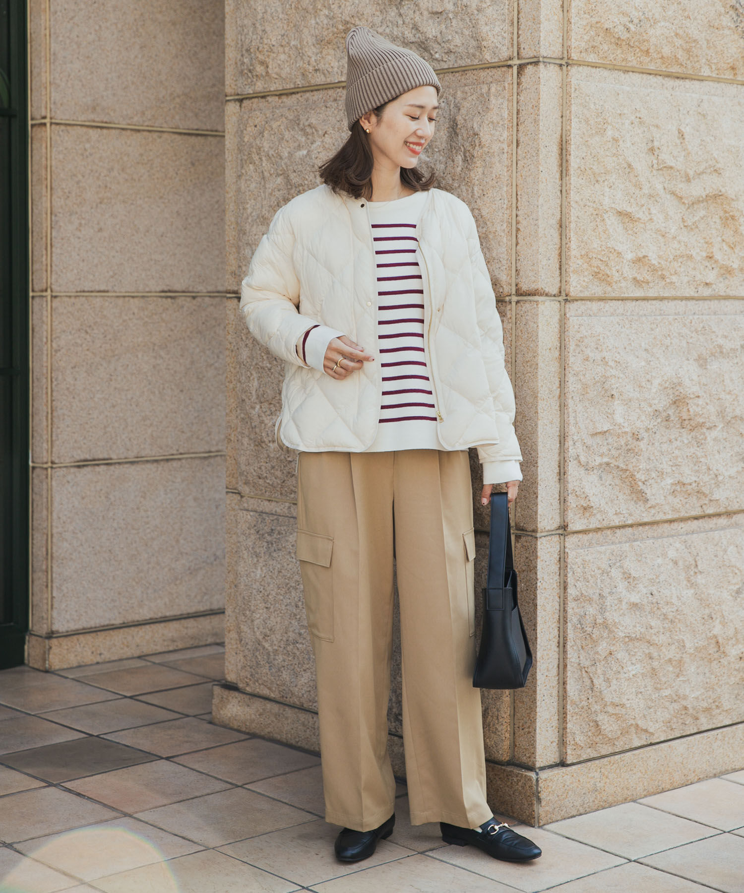 URBAN RESEARCH DOORS「『一部WEB限定カラー』ライトダウンキルトショートブルゾン」|ダウン|