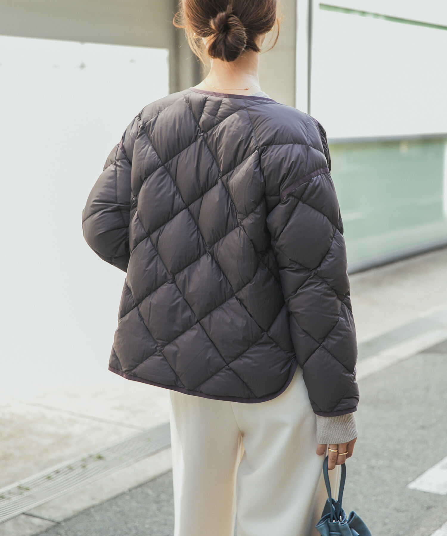 URBAN RESEARCH DOORS「『一部WEB限定カラー』ライトダウンキルトショートブルゾン」|ダウン|