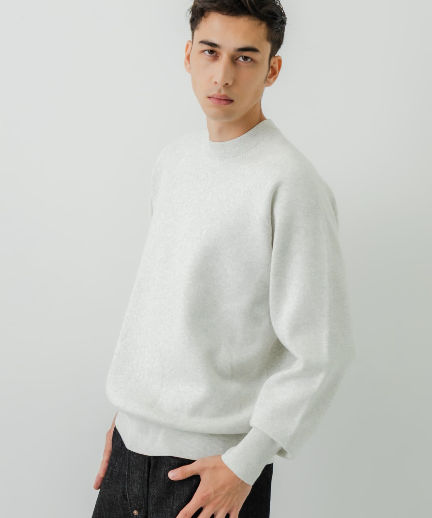 URBAN RESEARCH「綿カシミヤスウェットニット」|ニット・セーター|