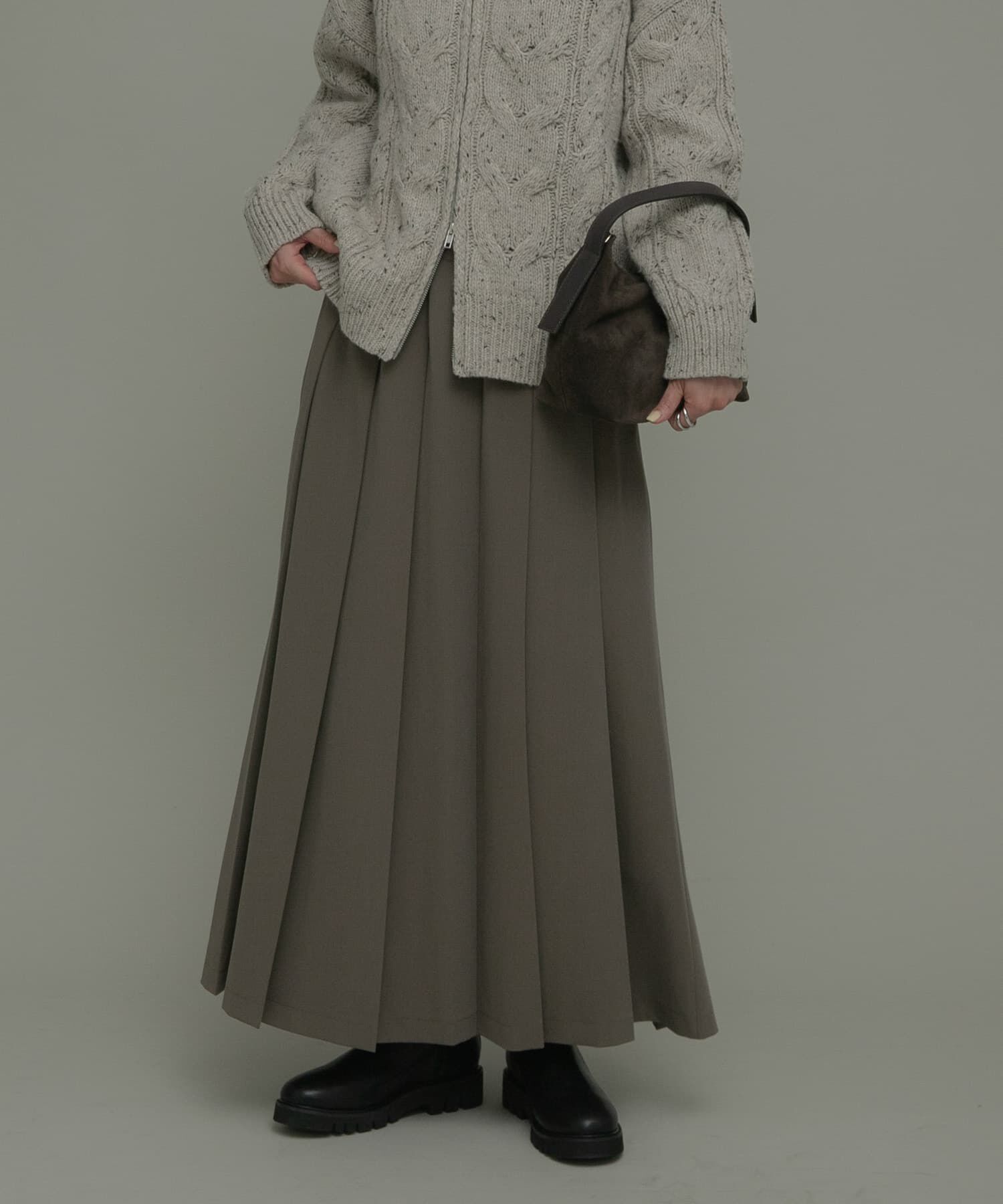 Sonny Label 「プリーツイージースカート」|スカート|モカ