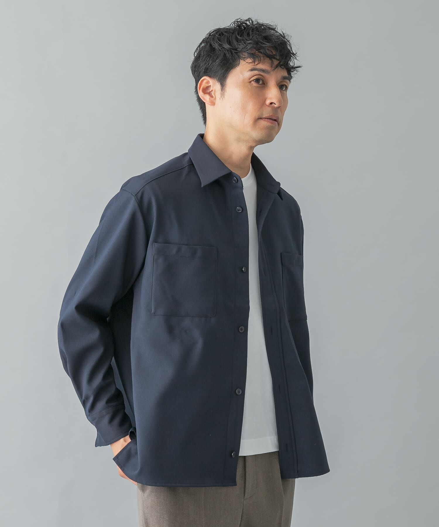 URBAN RESEARCH ROSSO「『静電気防止』『XLｻｲｽﾞあり』ｱｰﾊﾞﾝﾘﾗｯｸｽｿﾌﾄﾂｲﾙﾎ  」|シャツ・ブラウス|