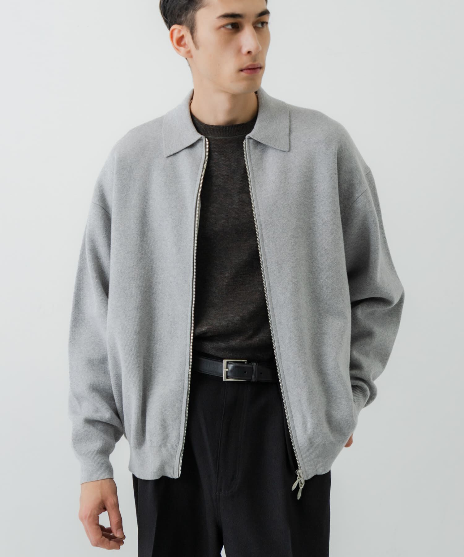 URBAN RESEARCH「綿カシミヤZIPカーディガン」|カーディガン|