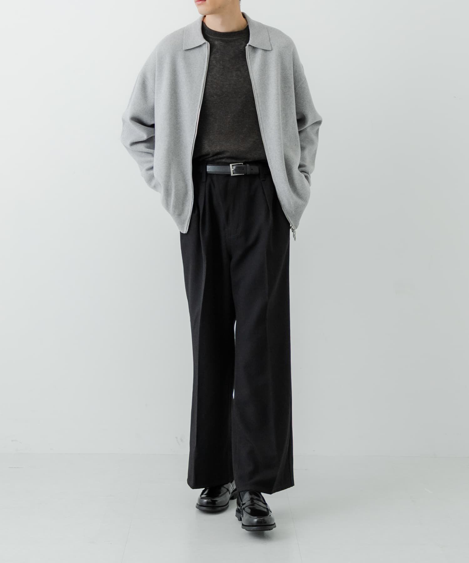 URBAN RESEARCH「綿カシミヤZIPカーディガン」|カーディガン|