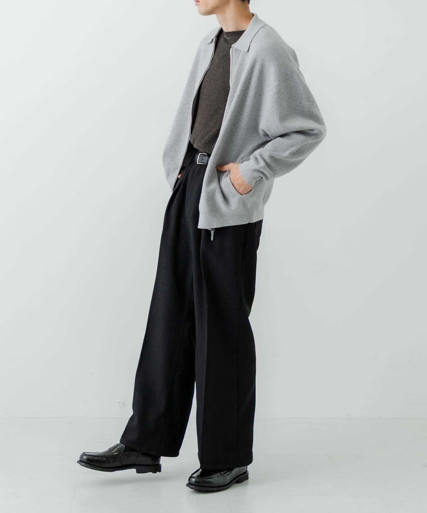 URBAN RESEARCH「綿カシミヤZIPカーディガン」|カーディガン|