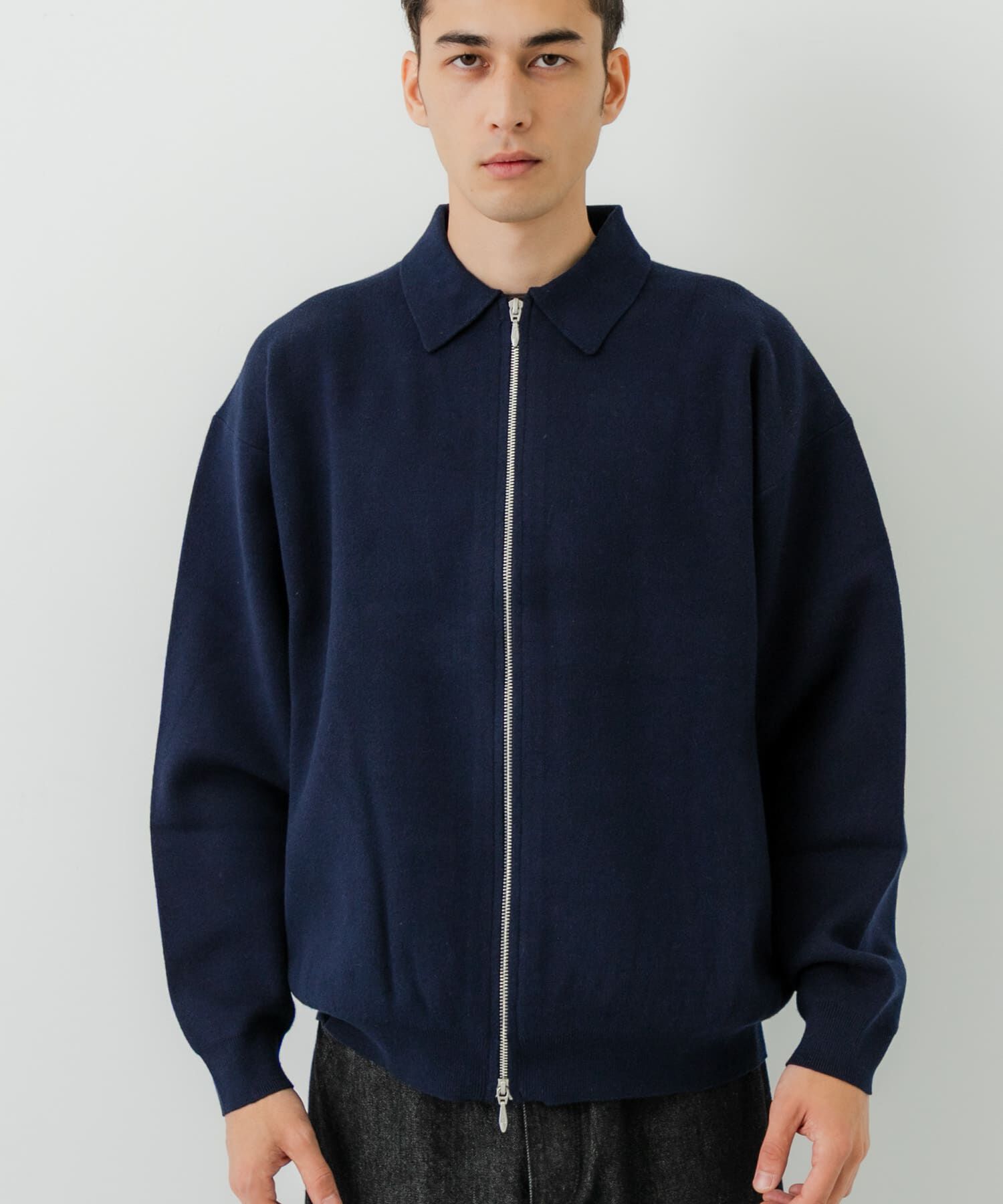 URBAN RESEARCH「綿カシミヤZIPカーディガン」|カーディガン|