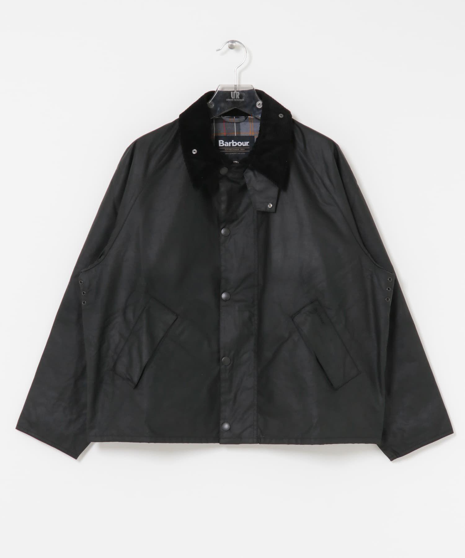 URBAN RESEARCH「Barbour　os transport wax jacket」|ノーカラーコート|