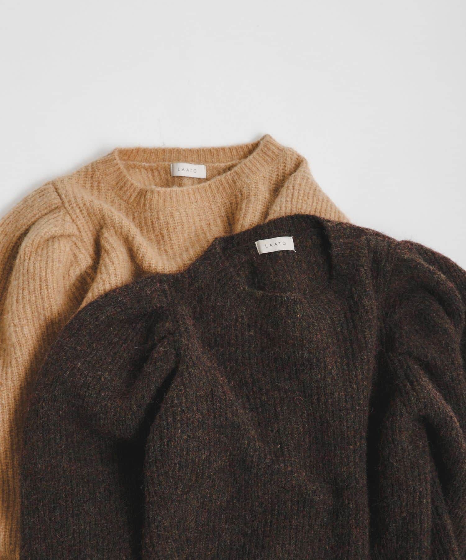 LAATO「shoulder tuck knit」|ニット・セーター|