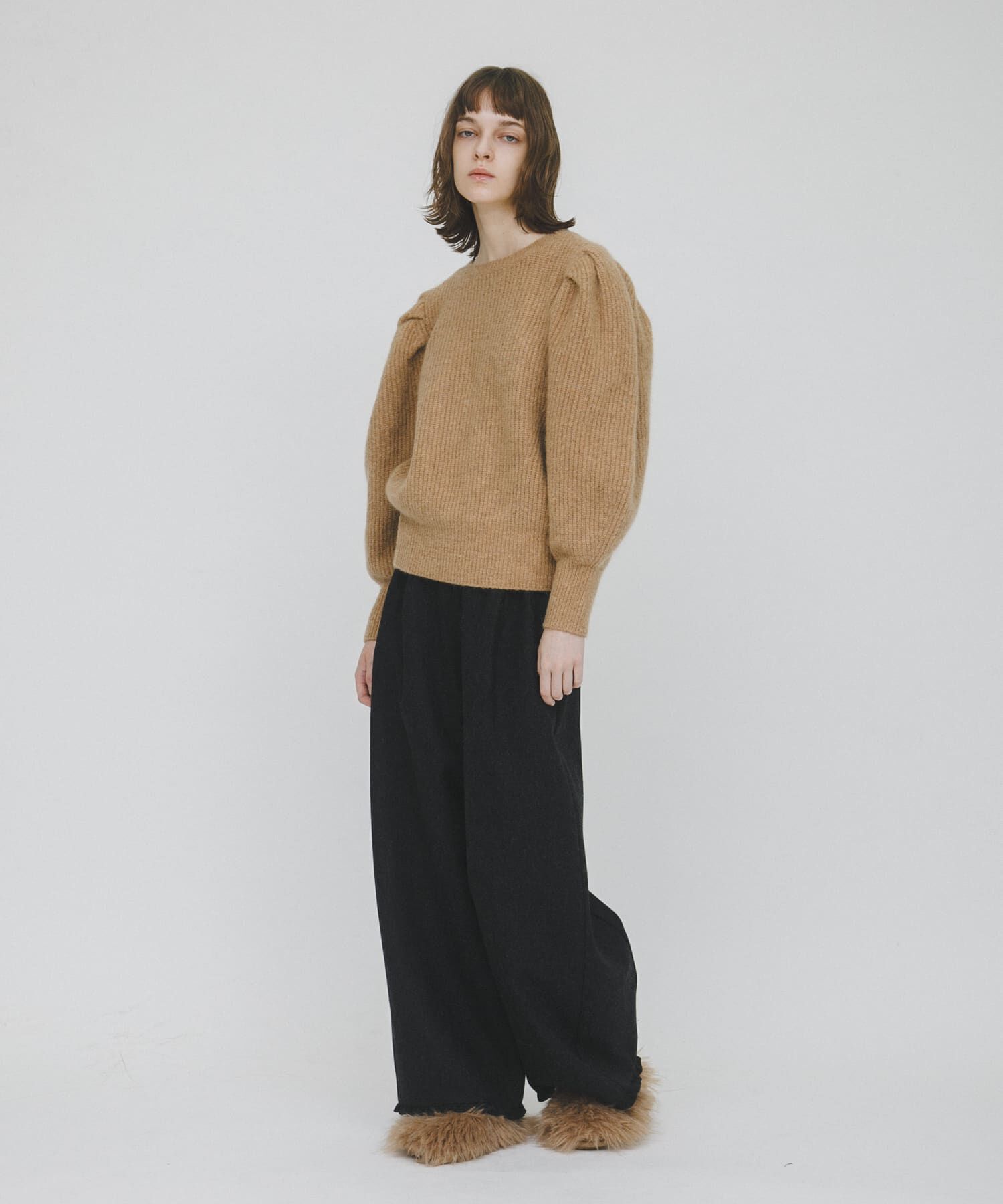 LAATO「shoulder tuck knit」|ニット・セーター|