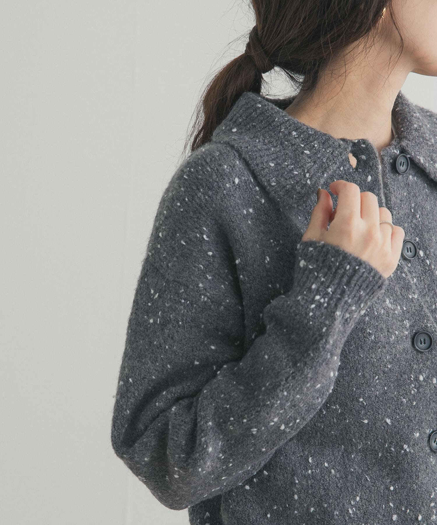 URBAN RESEARCH DOORS「ネップヤーンカーディガン」|カーディガン|