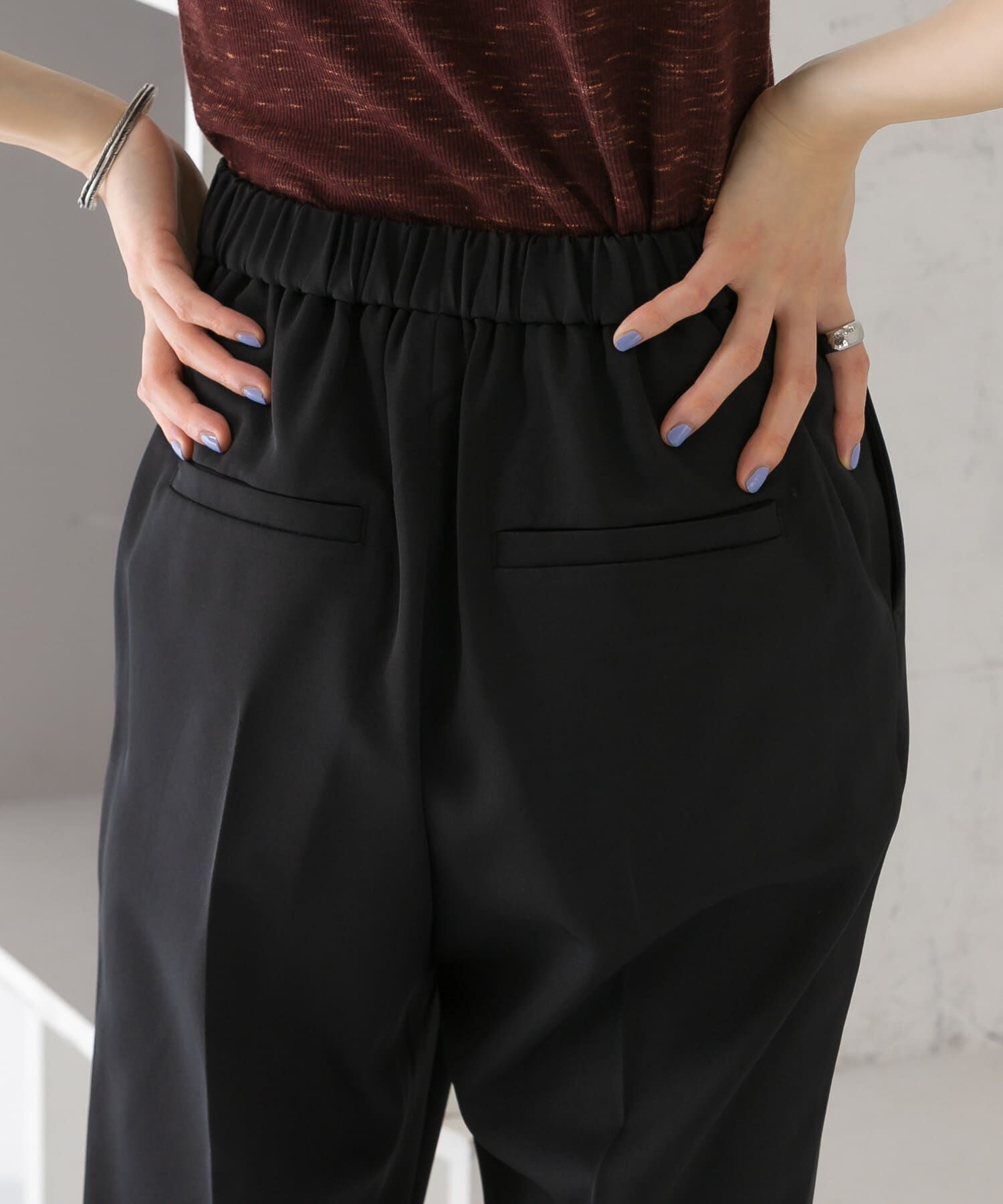  「スリムフレアイージーパンツ」|その他|