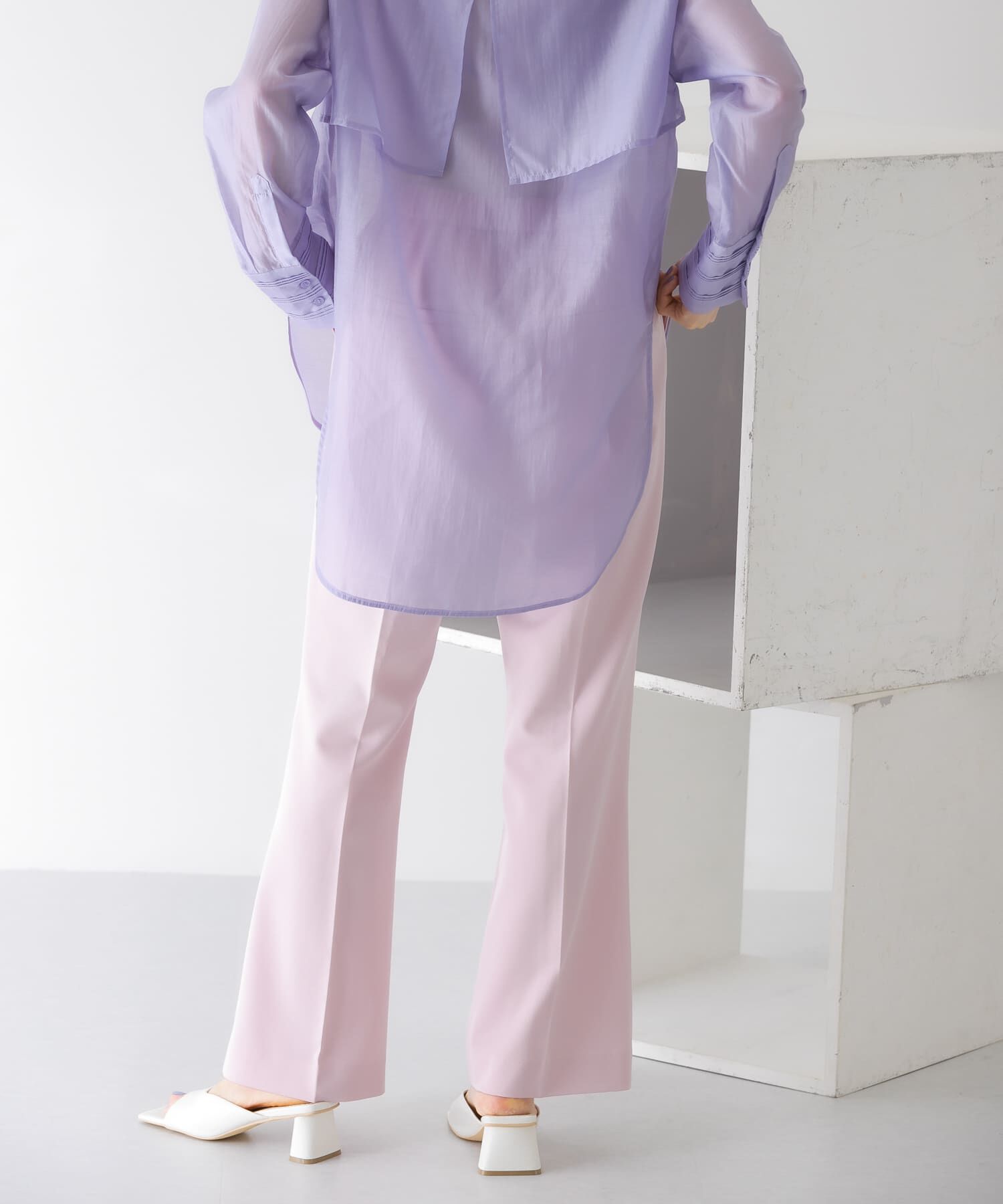  「スリムフレアイージーパンツ」|その他|