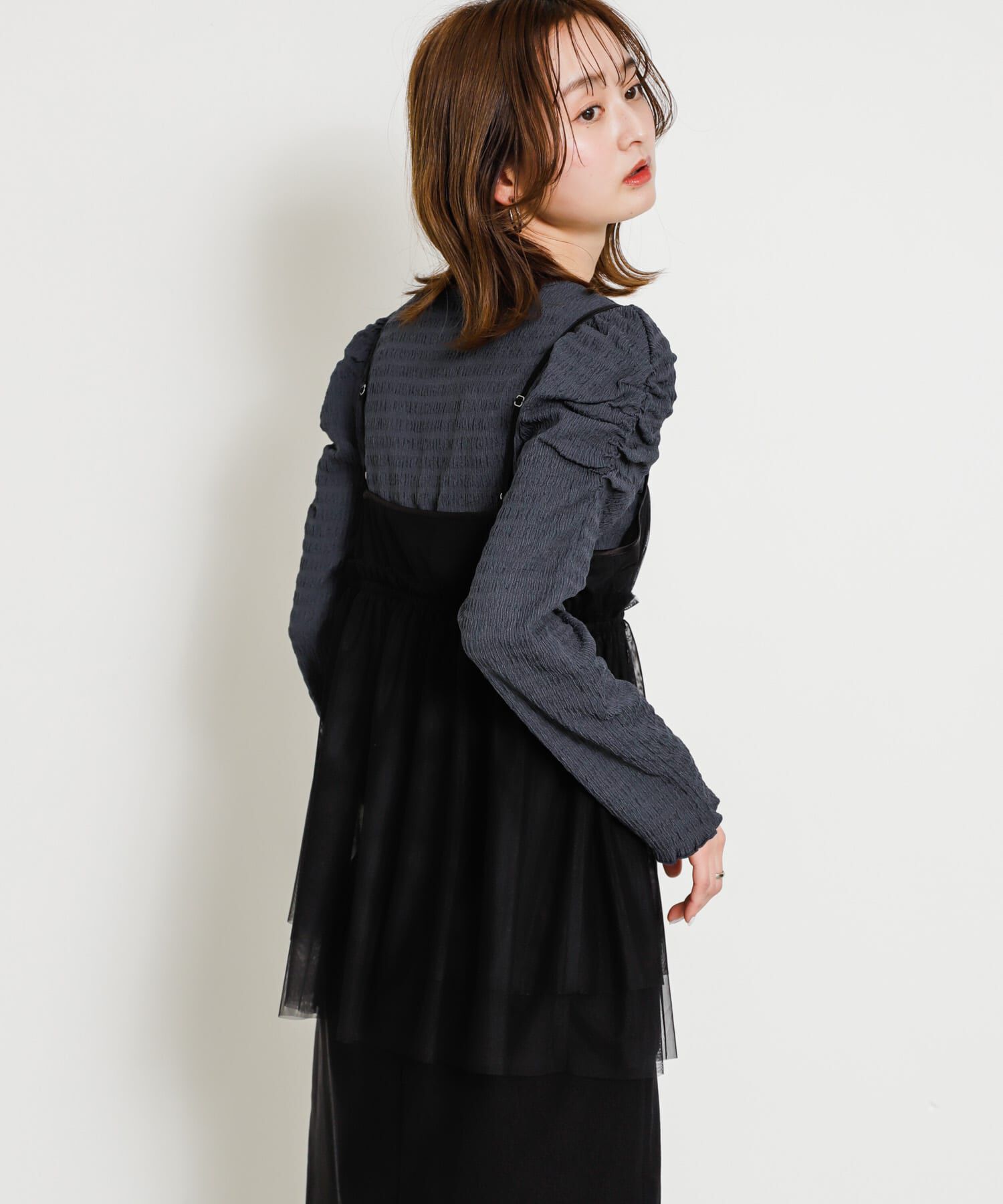 SENSE OF PLACE by URBAN RESEARCH「チュールキャミソールトップ」|キャミソール|