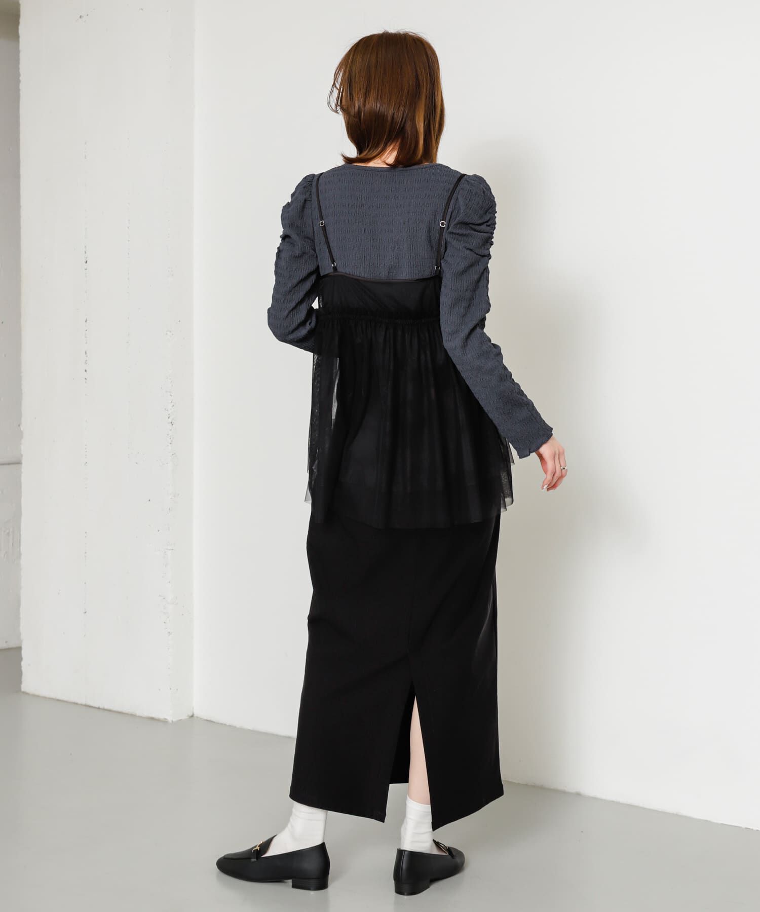 SENSE OF PLACE by URBAN RESEARCH「チュールキャミソールトップ」|キャミソール|