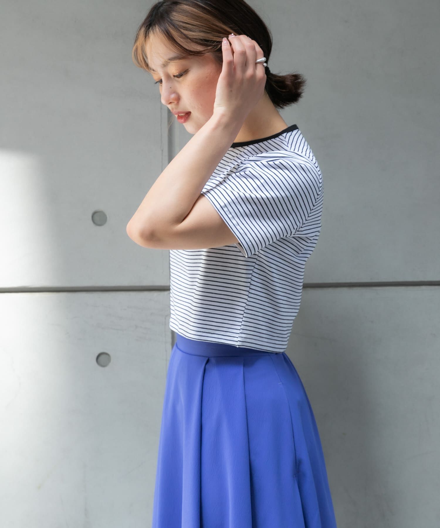 SENSE OF PLACE by URBAN RESEARCH「クロップドTシャツ(半袖)」|Tシャツ・カットソー|