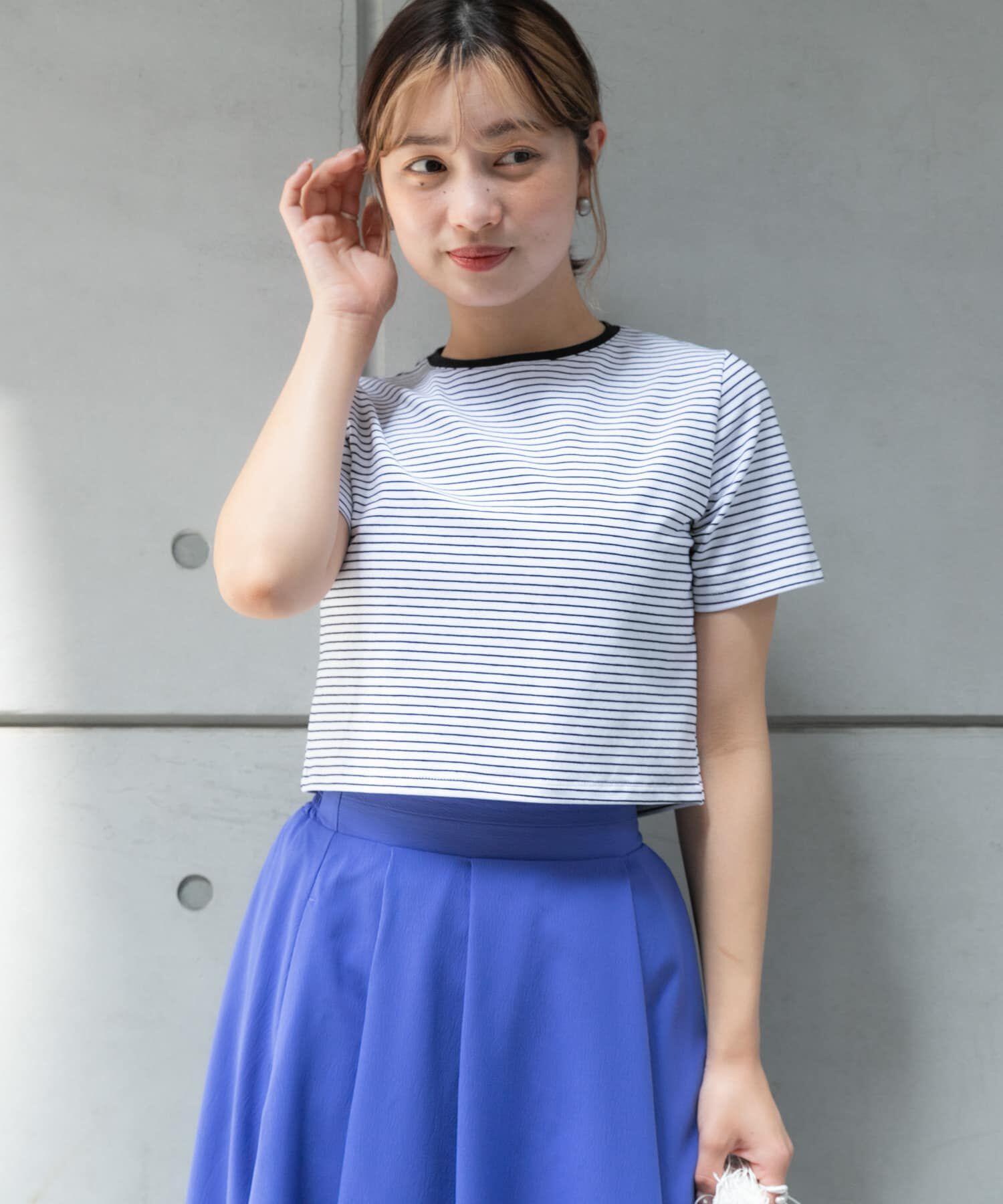 SENSE OF PLACE by URBAN RESEARCH「クロップドTシャツ(半袖)」|Tシャツ・カットソー|