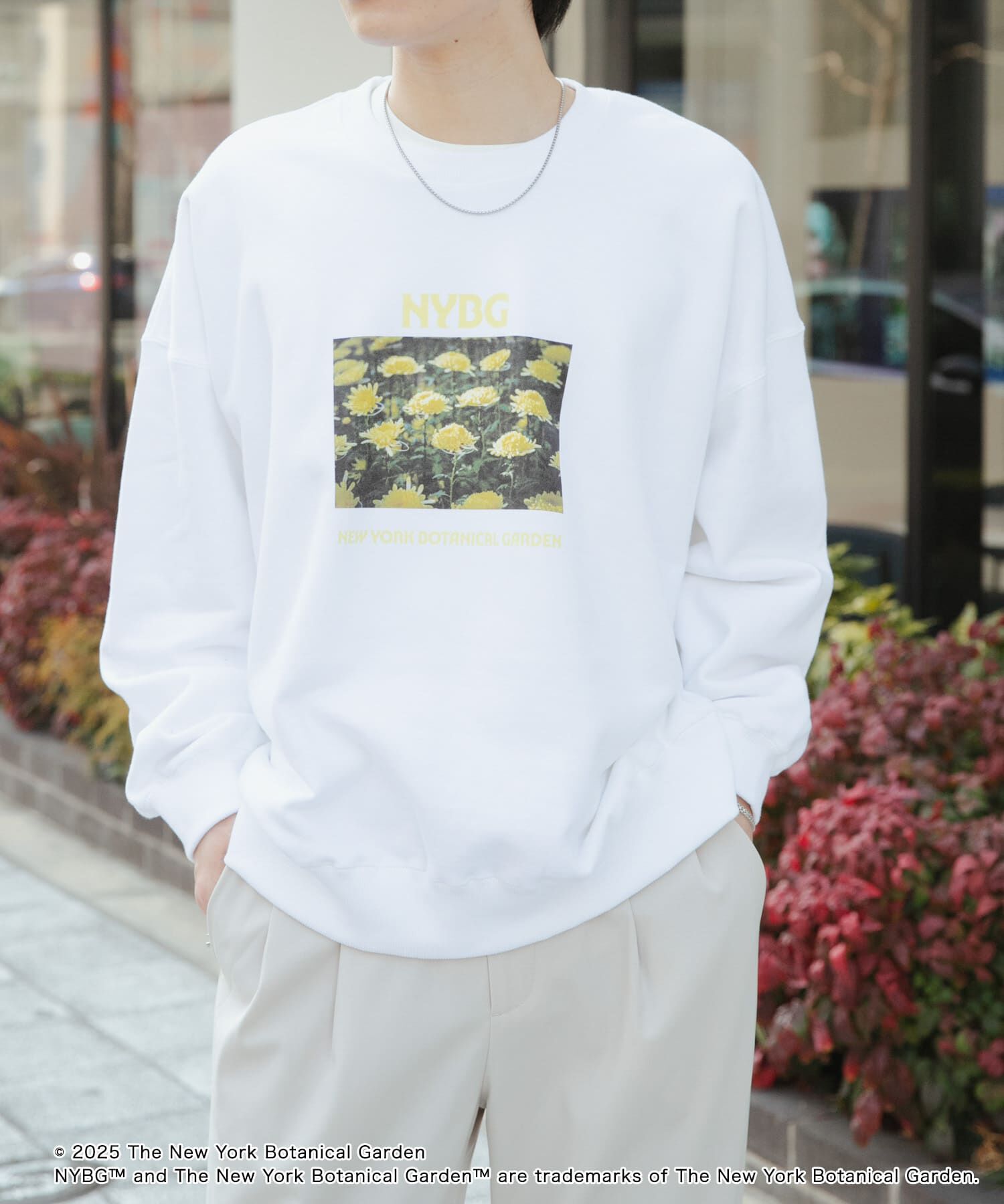 SENSE OF PLACE by URBAN RESEARCH「NYBG　クルーネックルーズスウェットB」|スウェット・ジャージ|