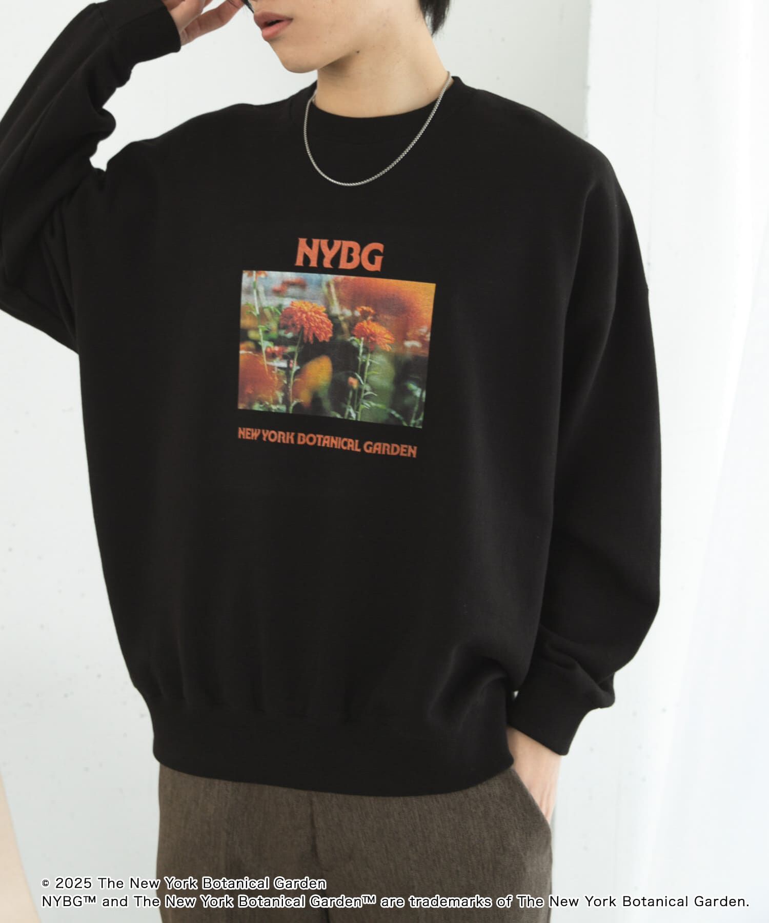 SENSE OF PLACE by URBAN RESEARCH「NYBG　クルーネックルーズスウェットB」|スウェット・ジャージ|