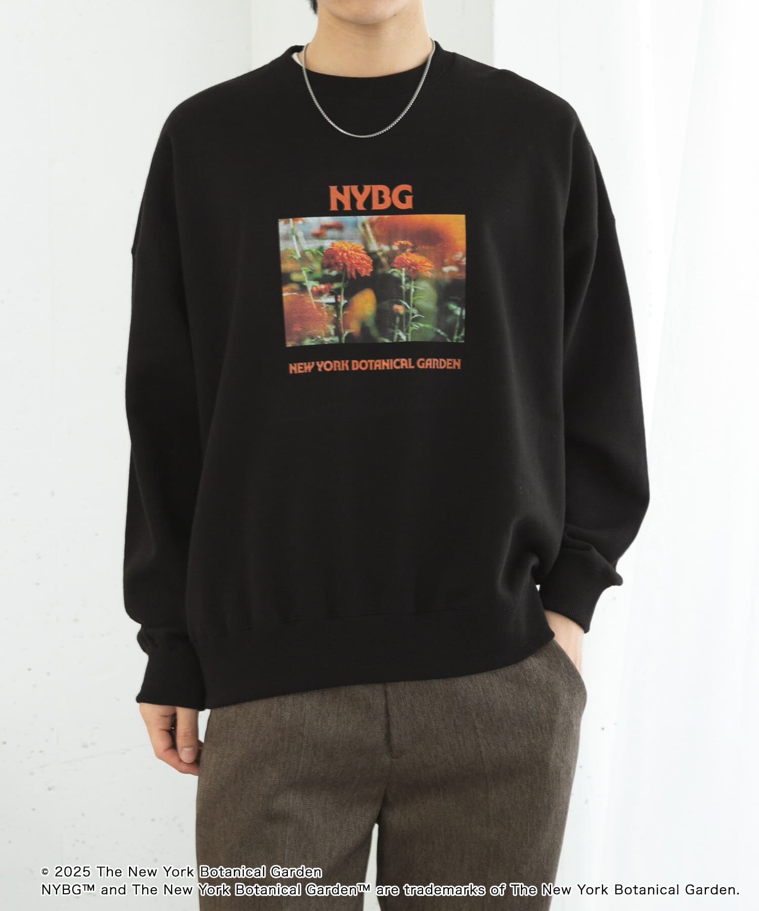 SENSE OF PLACE by URBAN RESEARCH「NYBG　クルーネックルーズスウェットB」|スウェット・ジャージ|