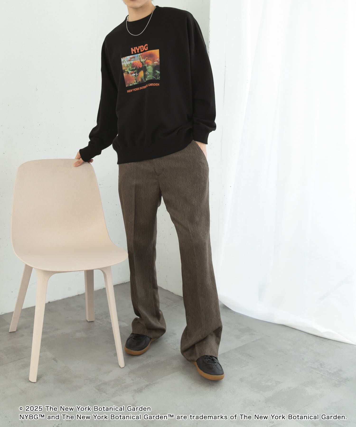 SENSE OF PLACE by URBAN RESEARCH「NYBG　クルーネックルーズスウェットB」|スウェット・ジャージ|