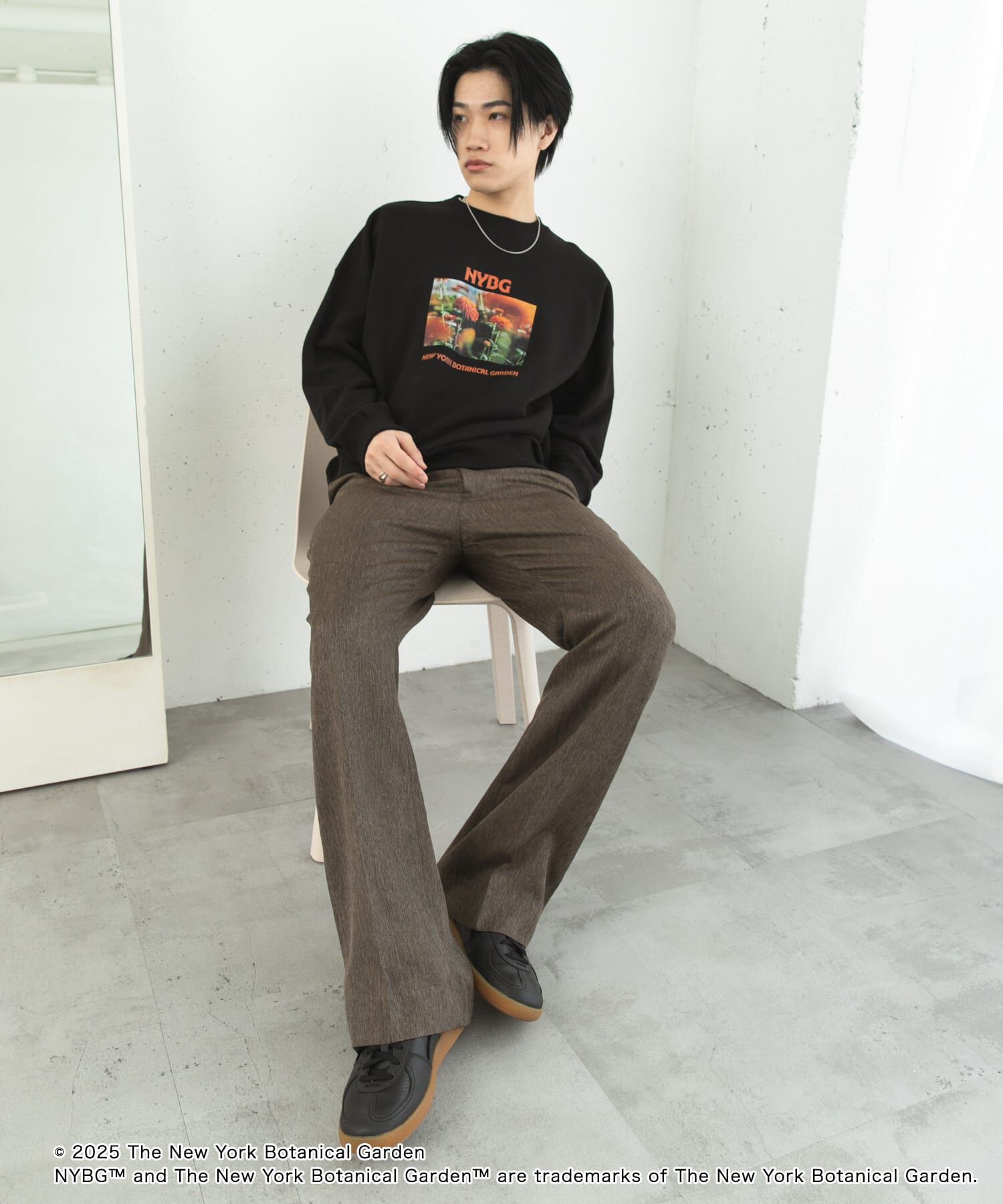 SENSE OF PLACE by URBAN RESEARCH「NYBG　クルーネックルーズスウェットB」|スウェット・ジャージ|