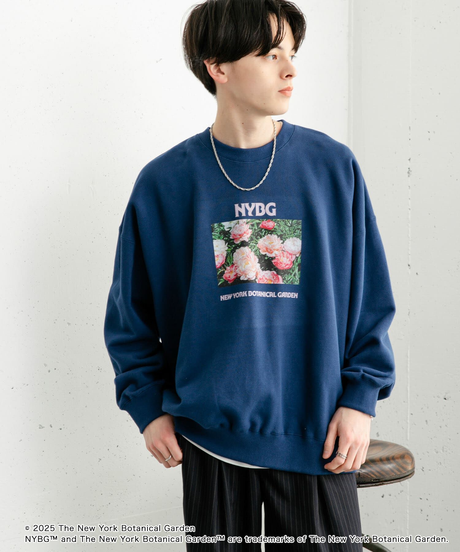 SENSE OF PLACE by URBAN RESEARCH「NYBG　クルーネックルーズスウェットB」|スウェット・ジャージ|