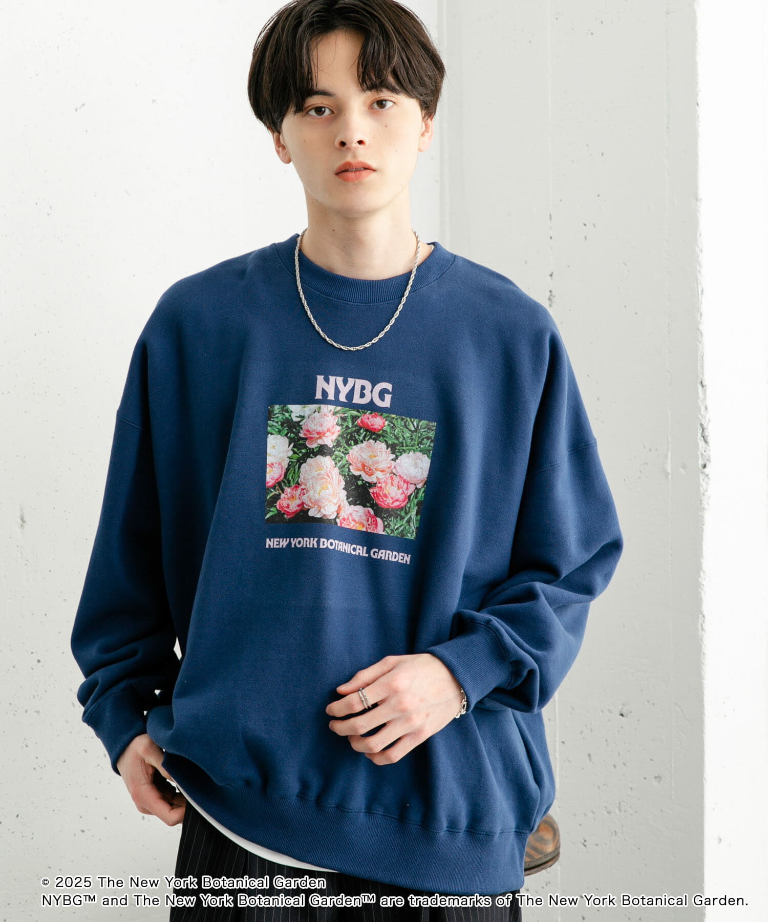 SENSE OF PLACE by URBAN RESEARCH「NYBG　クルーネックルーズスウェットB」|スウェット・ジャージ|