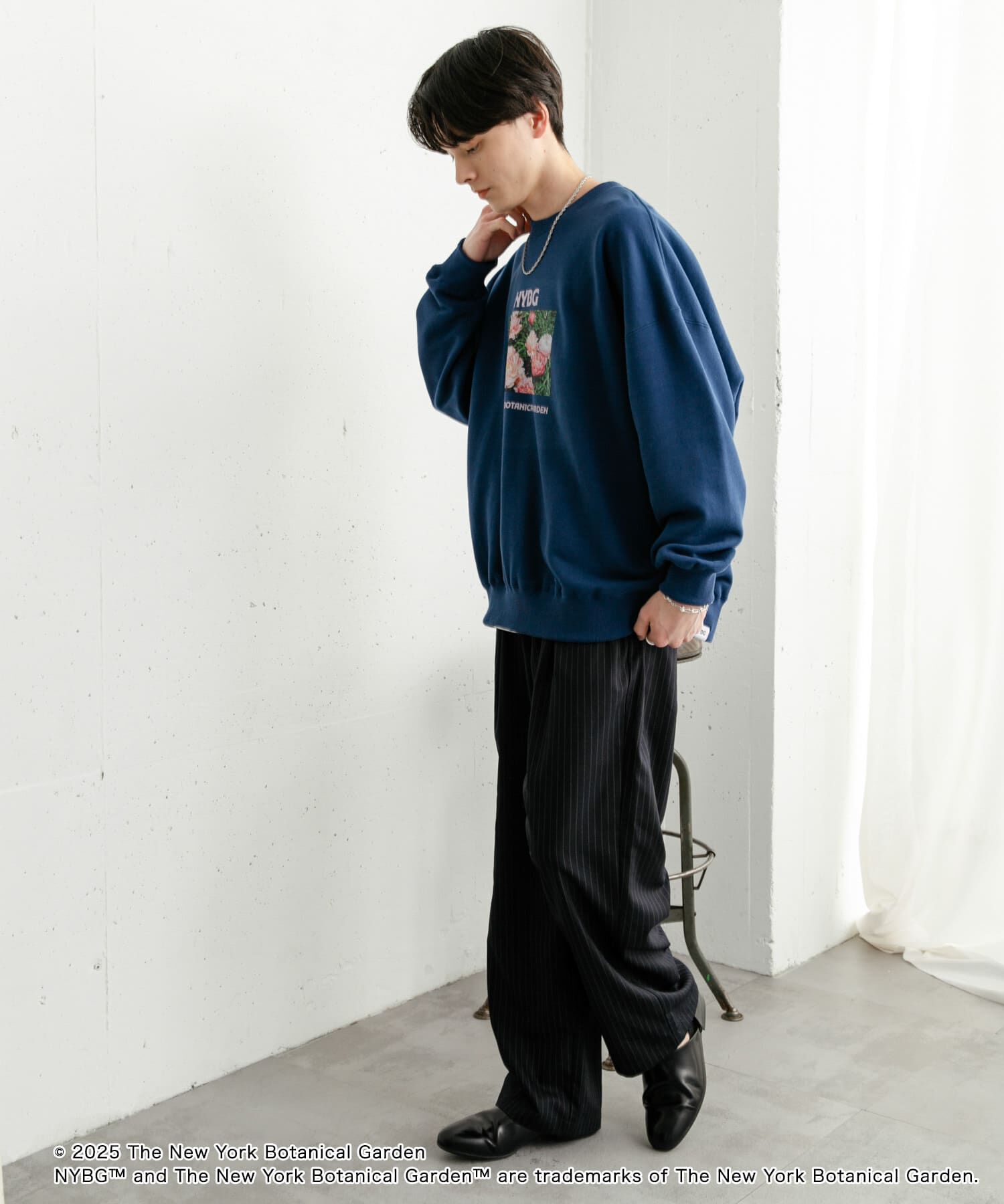 SENSE OF PLACE by URBAN RESEARCH「NYBG　クルーネックルーズスウェットB」|スウェット・ジャージ|