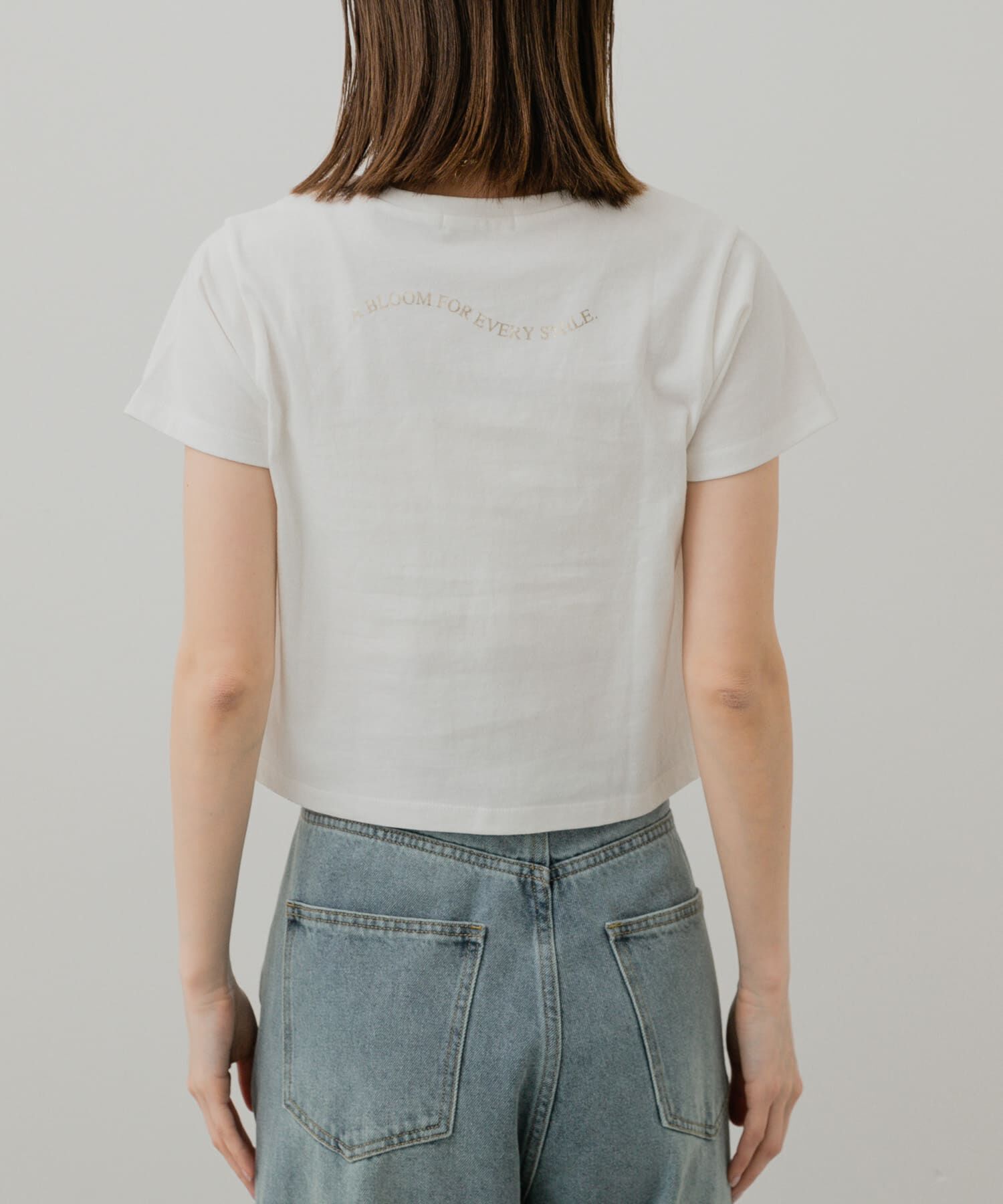 SENSE OF PLACE by URBAN RESEARCH「クロップドグラフィックTシャツ(半袖)」|Tシャツ・カットソー|