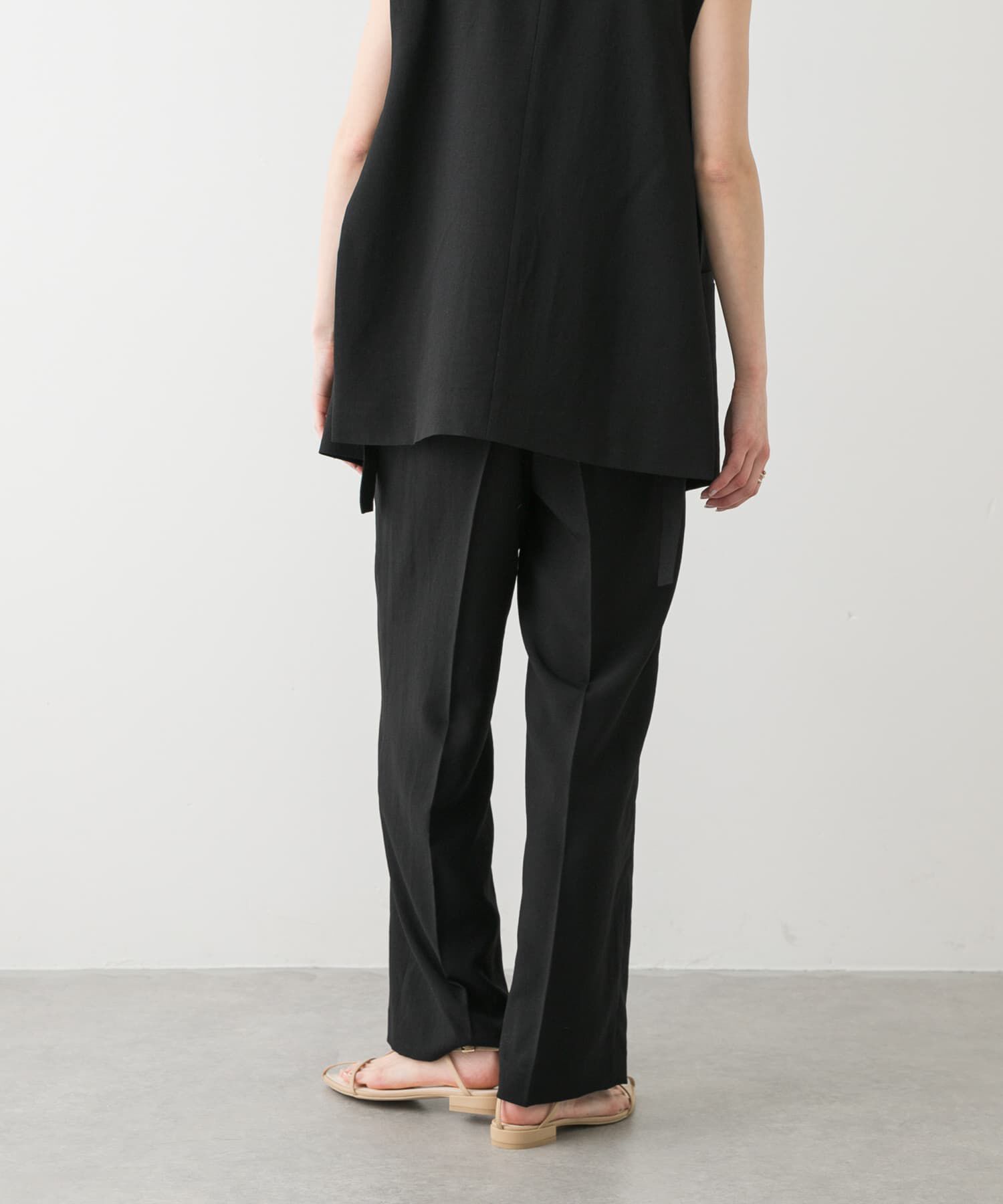 SENSE OF PLACE by URBAN RESEARCH「『UR TECH DRYLUXE』リネンライクワイドパンツ」|その他|