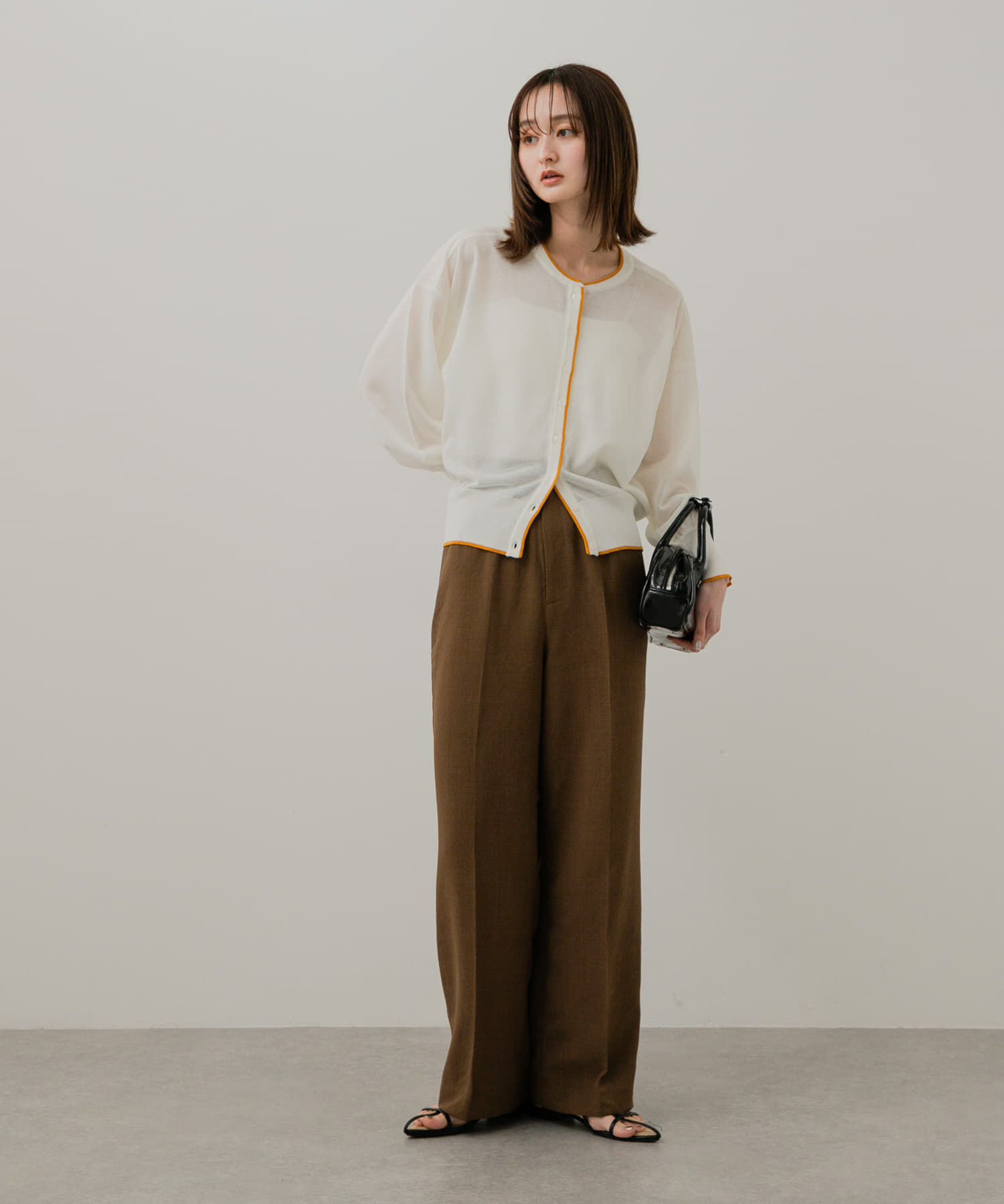 SENSE OF PLACE by URBAN RESEARCH「『UR TECH DRYLUXE』リネンライクワイドパンツ」|その他|