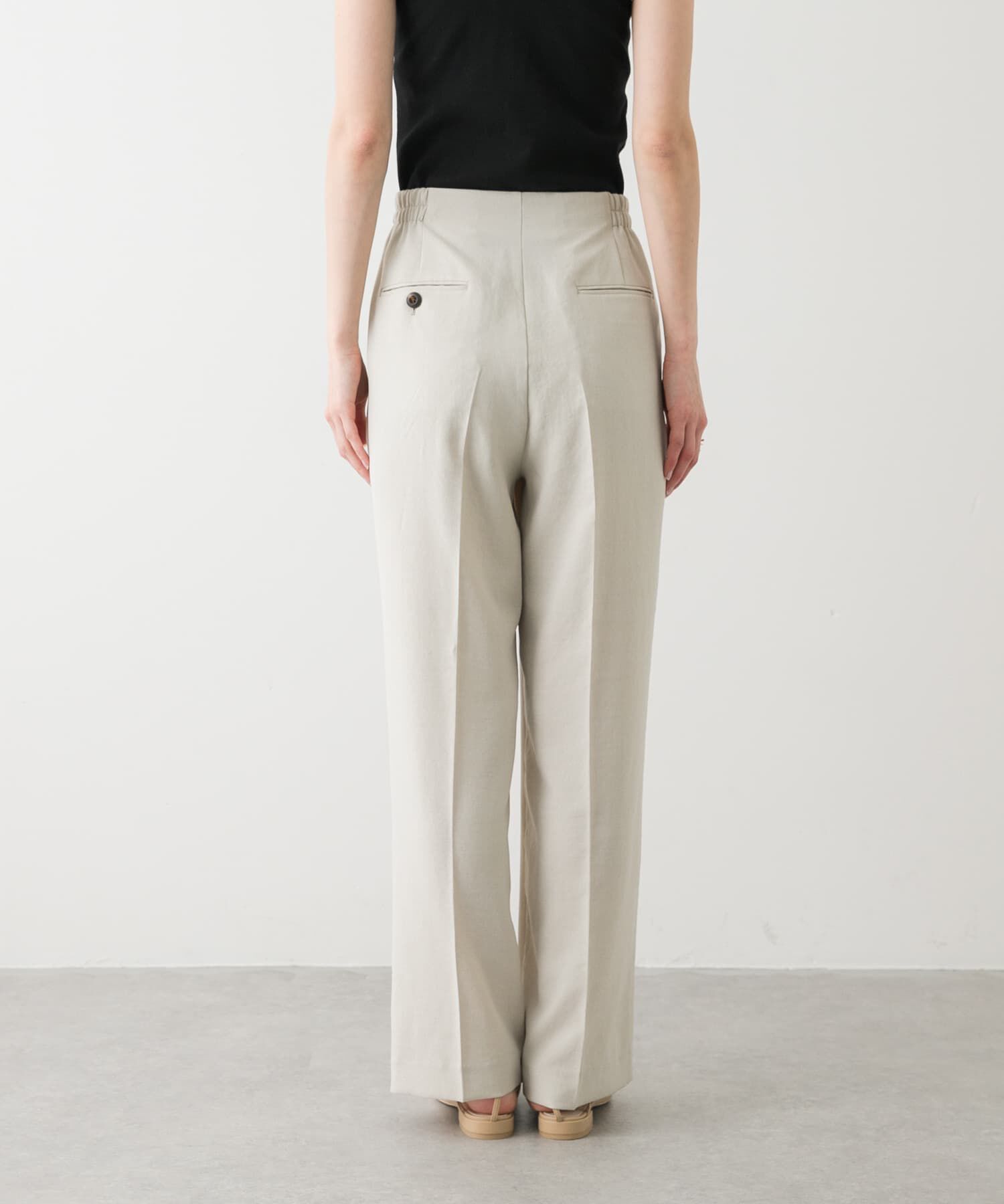 SENSE OF PLACE by URBAN RESEARCH「『UR TECH DRYLUXE』リネンライクワイドパンツ」|その他|