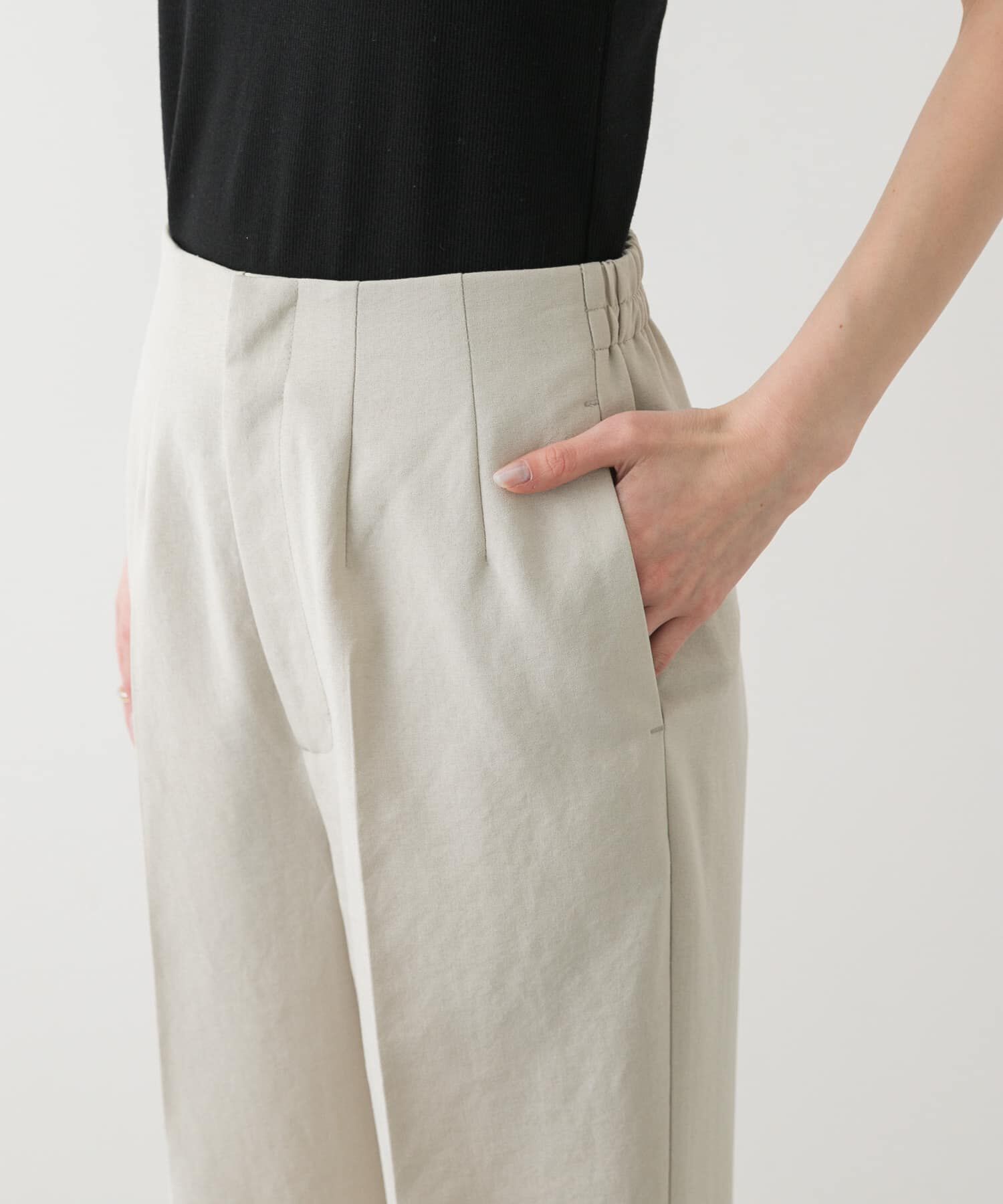 SENSE OF PLACE by URBAN RESEARCH「『UR TECH DRYLUXE』リネンライクワイドパンツ」|その他|