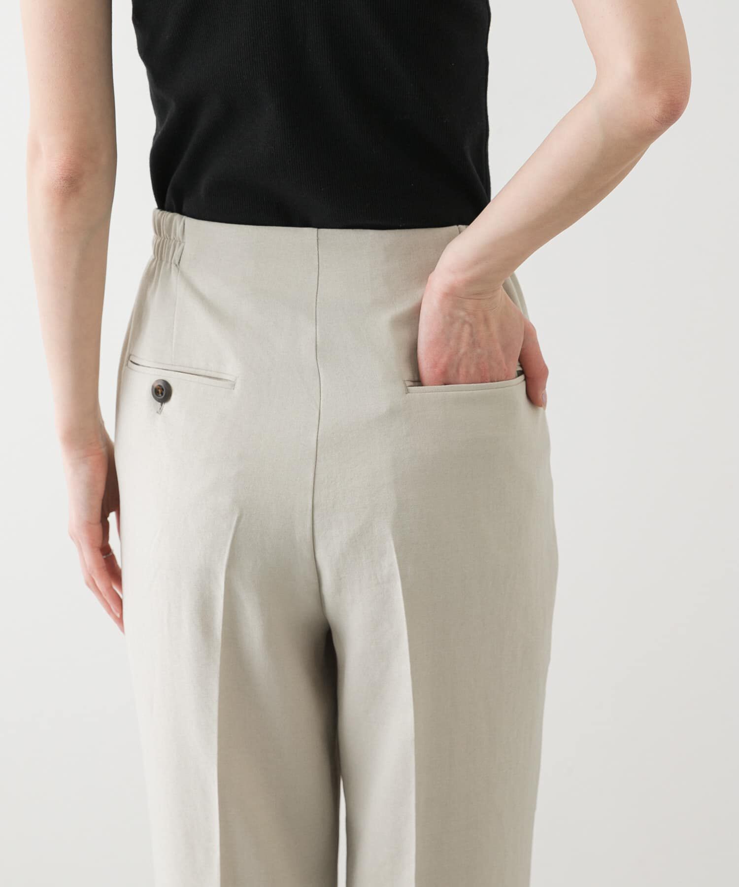 SENSE OF PLACE by URBAN RESEARCH「『UR TECH DRYLUXE』リネンライクワイドパンツ」|その他|