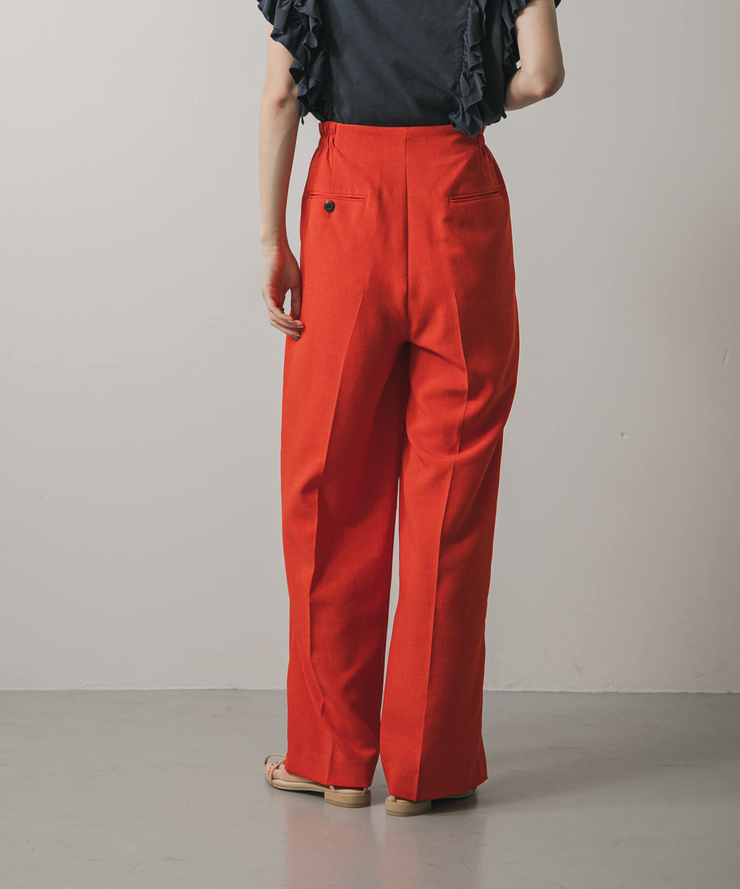 SENSE OF PLACE by URBAN RESEARCH「『UR TECH DRYLUXE』リネンライクワイドパンツ」|その他|