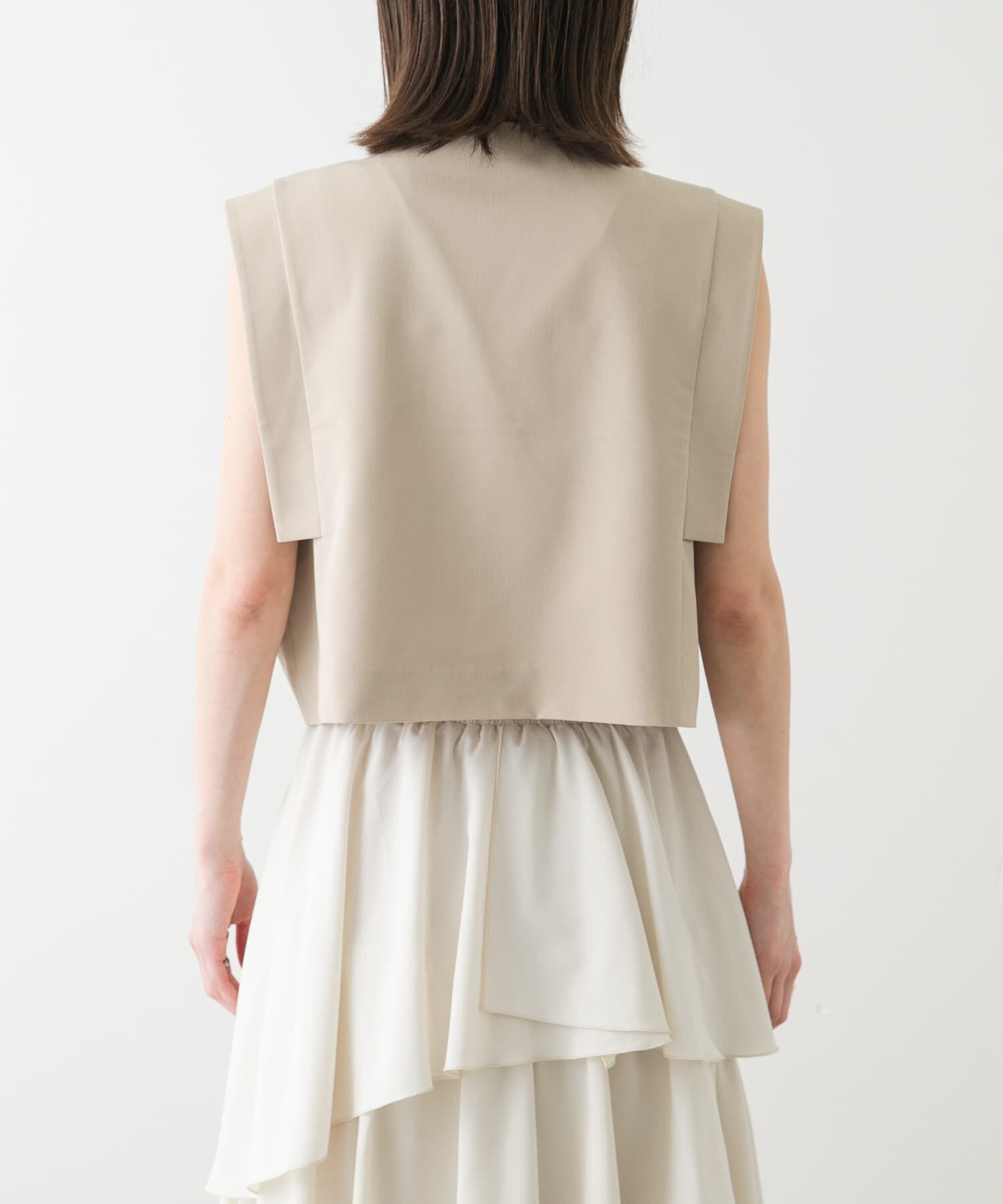 SENSE OF PLACE by URBAN RESEARCH「テーラードクロップドジレ」|ベスト・ジレ|