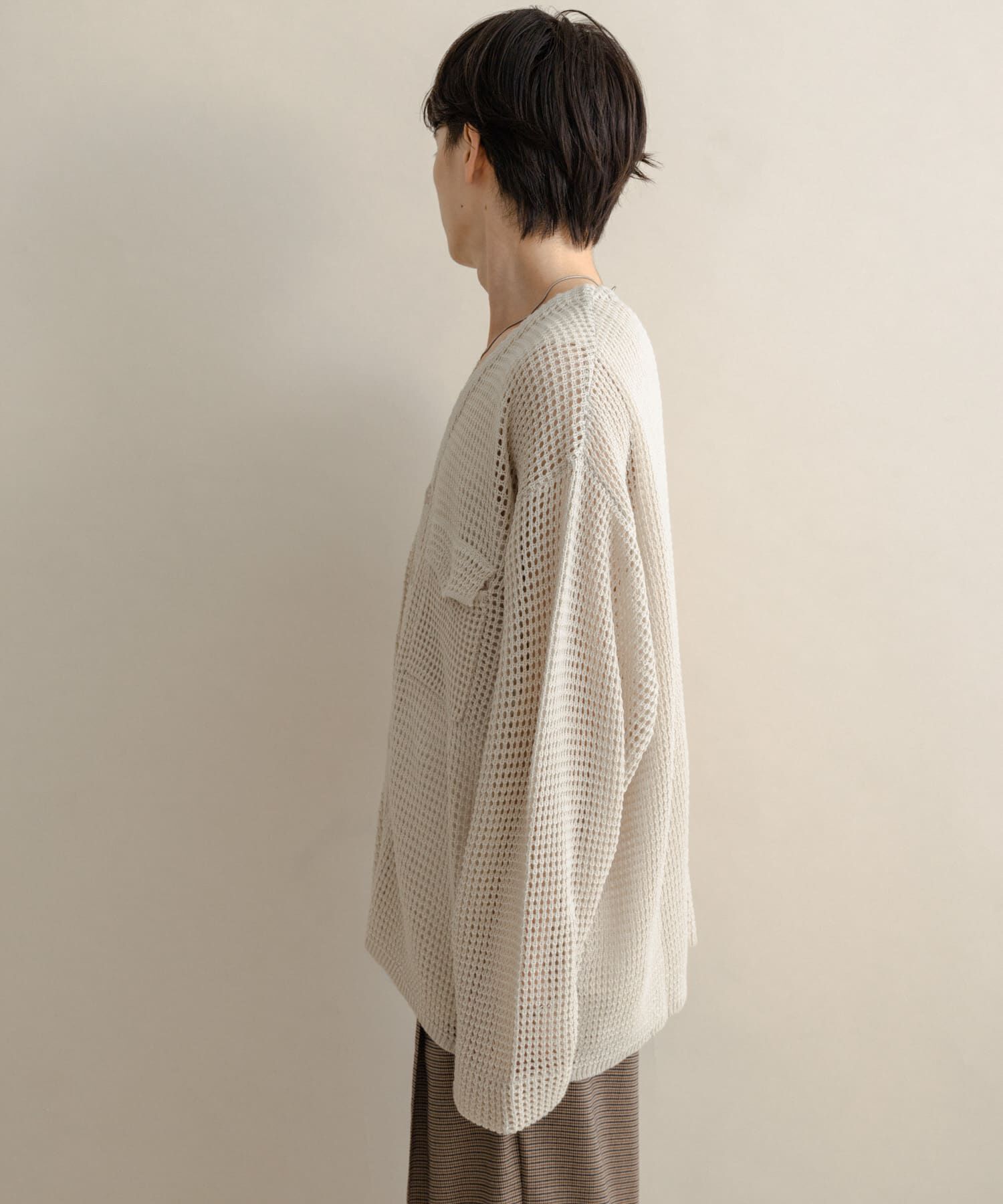 SENSE OF PLACE by URBAN RESEARCH「WポケットVネックニットカーディガン」|カーディガン|