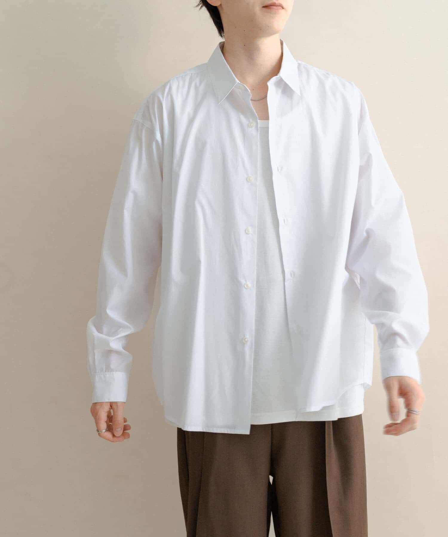 SENSE OF PLACE by URBAN RESEARCH「『WEB/一部店舗限定』コンフォートレギュラーカラーシャツ」|シャツ・ブラウス|