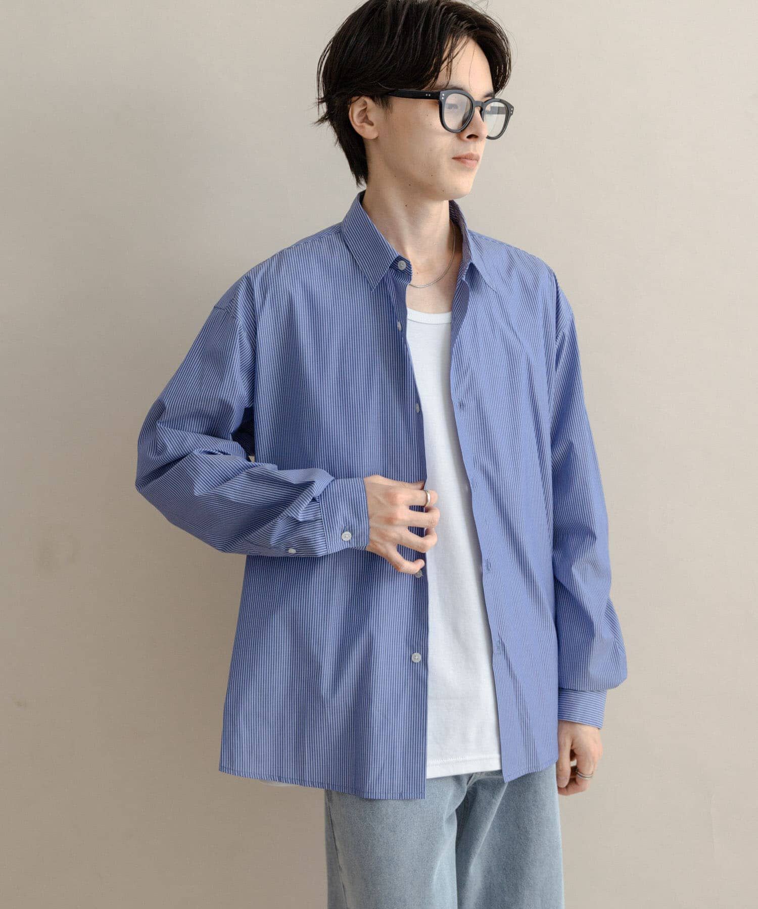 SENSE OF PLACE by URBAN RESEARCH「『WEB/一部店舗限定』コンフォートレギュラーカラーシャツ」|シャツ・ブラウス|