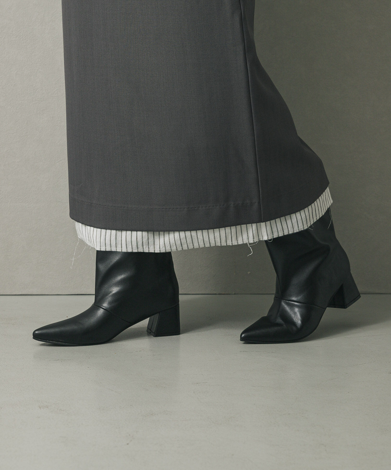 SENSE OF PLACE by URBAN RESEARCH「ワイドシャフトミドルブーツ」|ショートブーツ|