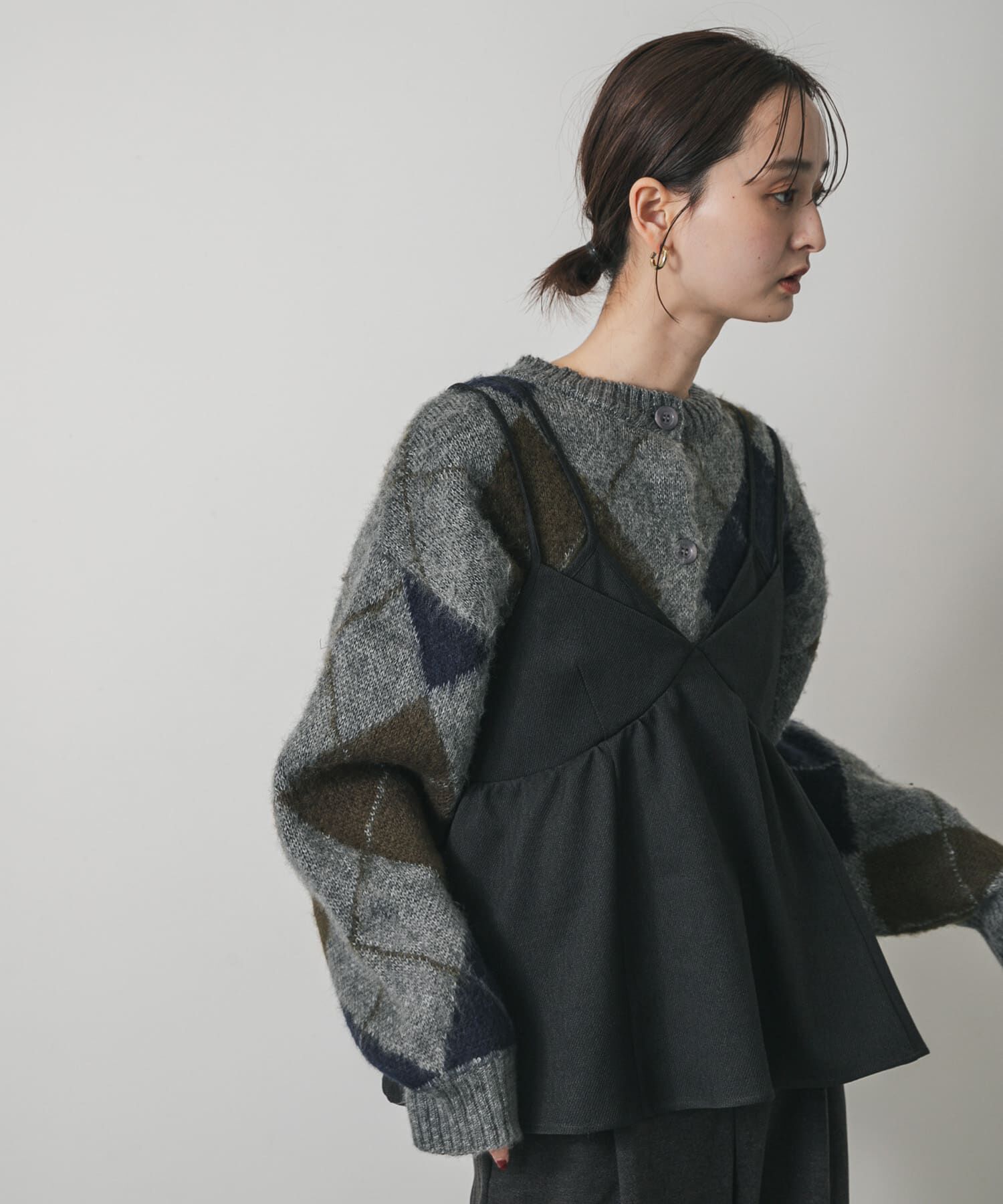 SENSE OF PLACE by URBAN RESEARCH「アーガイルニットカーディガン」|カーディガン|