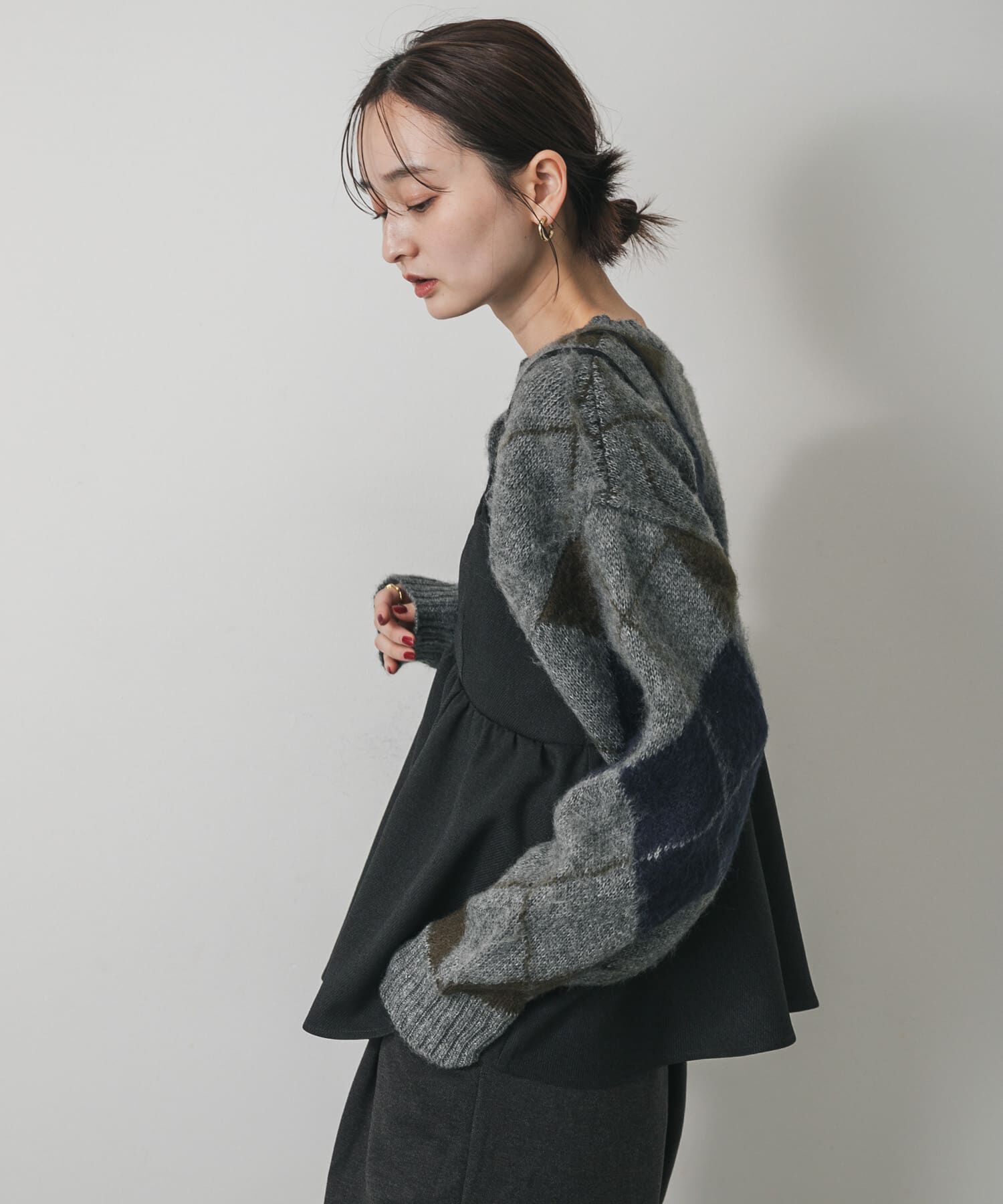 SENSE OF PLACE by URBAN RESEARCH「アーガイルニットカーディガン」|カーディガン|