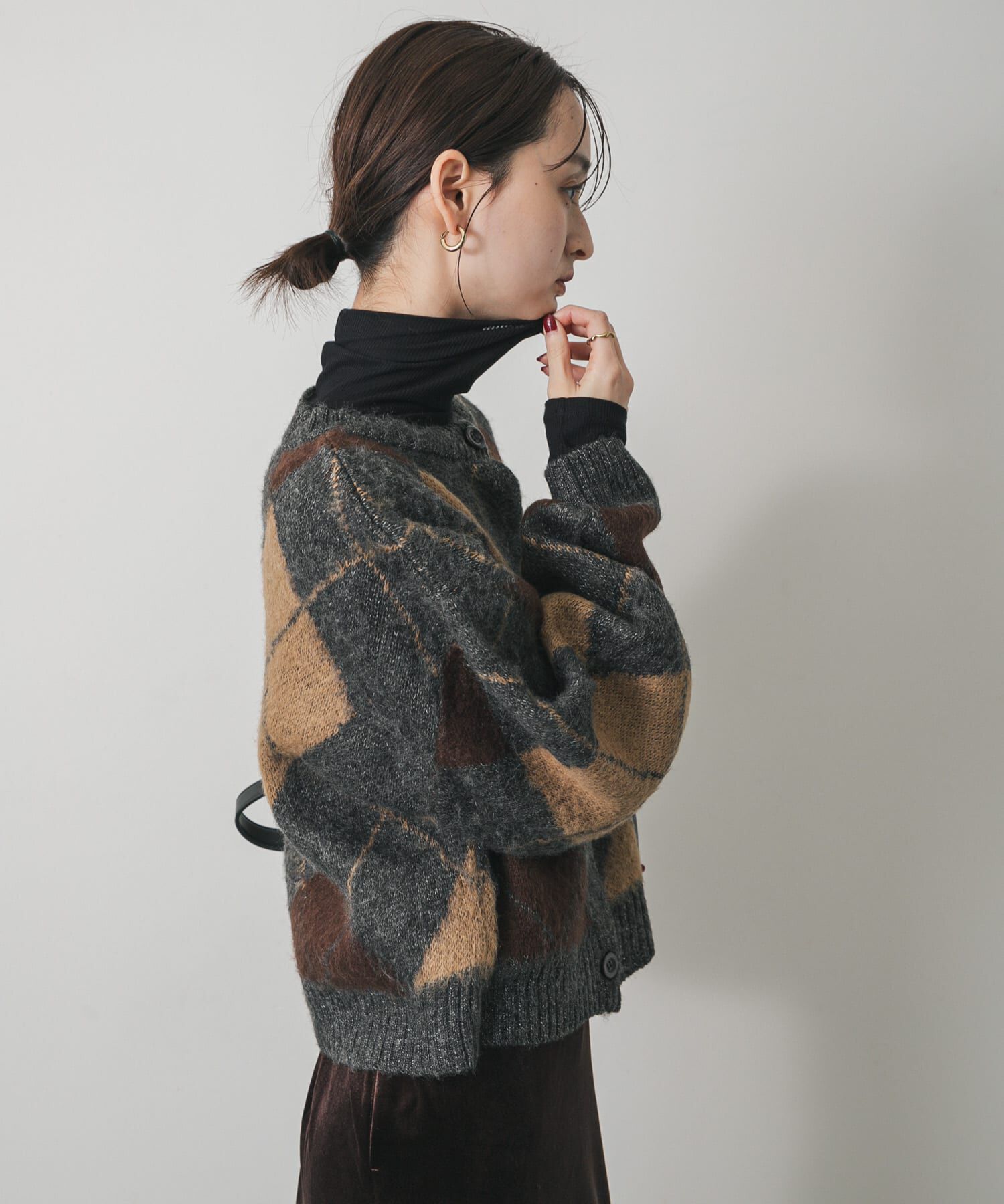 SENSE OF PLACE by URBAN RESEARCH「アーガイルニットカーディガン」|カーディガン|