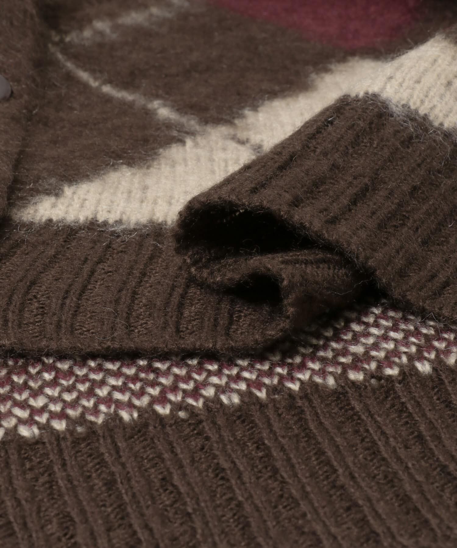 SENSE OF PLACE by URBAN RESEARCH「アーガイルニットカーディガン」|カーディガン|