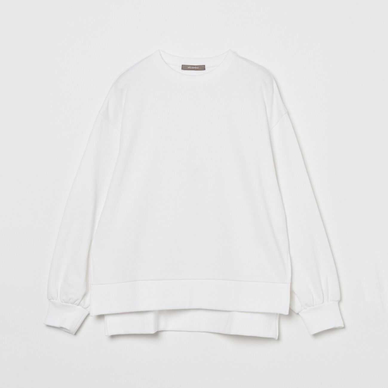 HELIOPOLE「HELIOPOLE SIDE SLIT SWEAT SHIRT」|Tシャツ・カットソー|ホワイト