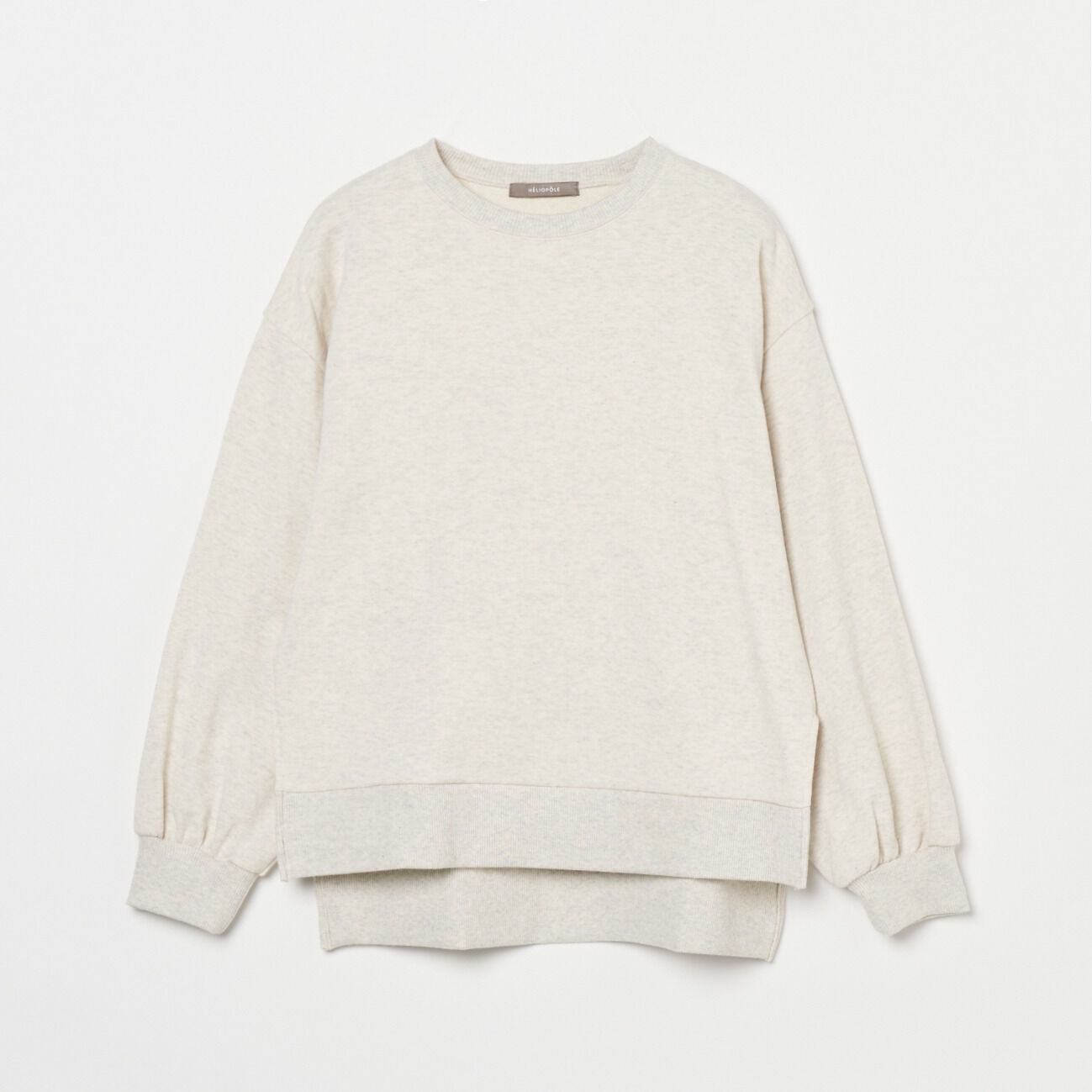 HELIOPOLE「HELIOPOLE SIDE SLIT SWEAT SHIRT」|Tシャツ・カットソー|アイボリー