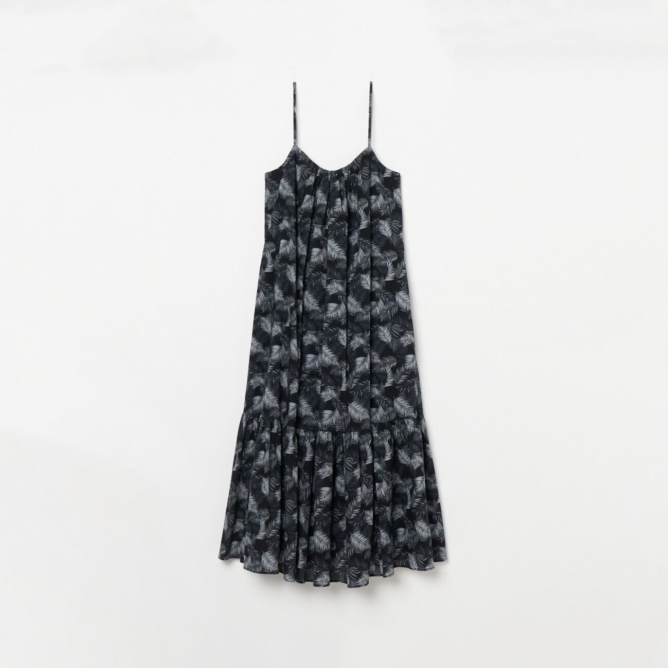 HELIOPOLE「HELIOPOLE SHEERSUCKER CAMI DRESS(PRINT)」|ワンピース|モノトーン系