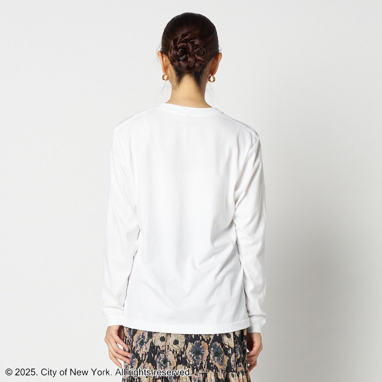  「GOOD ROCK SPEED NYC METALIC PRINT L/S T-SHIRT」|Tシャツ・カットソー|