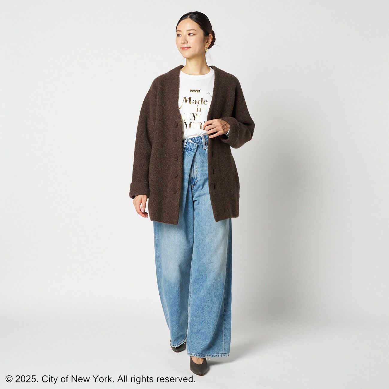  「GOOD ROCK SPEED NYC METALIC PRINT L/S T-SHIRT」|Tシャツ・カットソー|