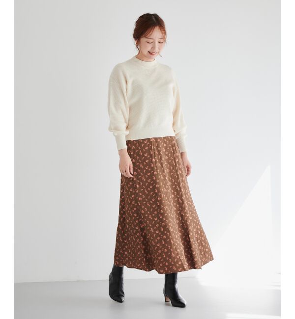 le.coeur blanc「フラワージャガードマーメイドスカート」|スカート|